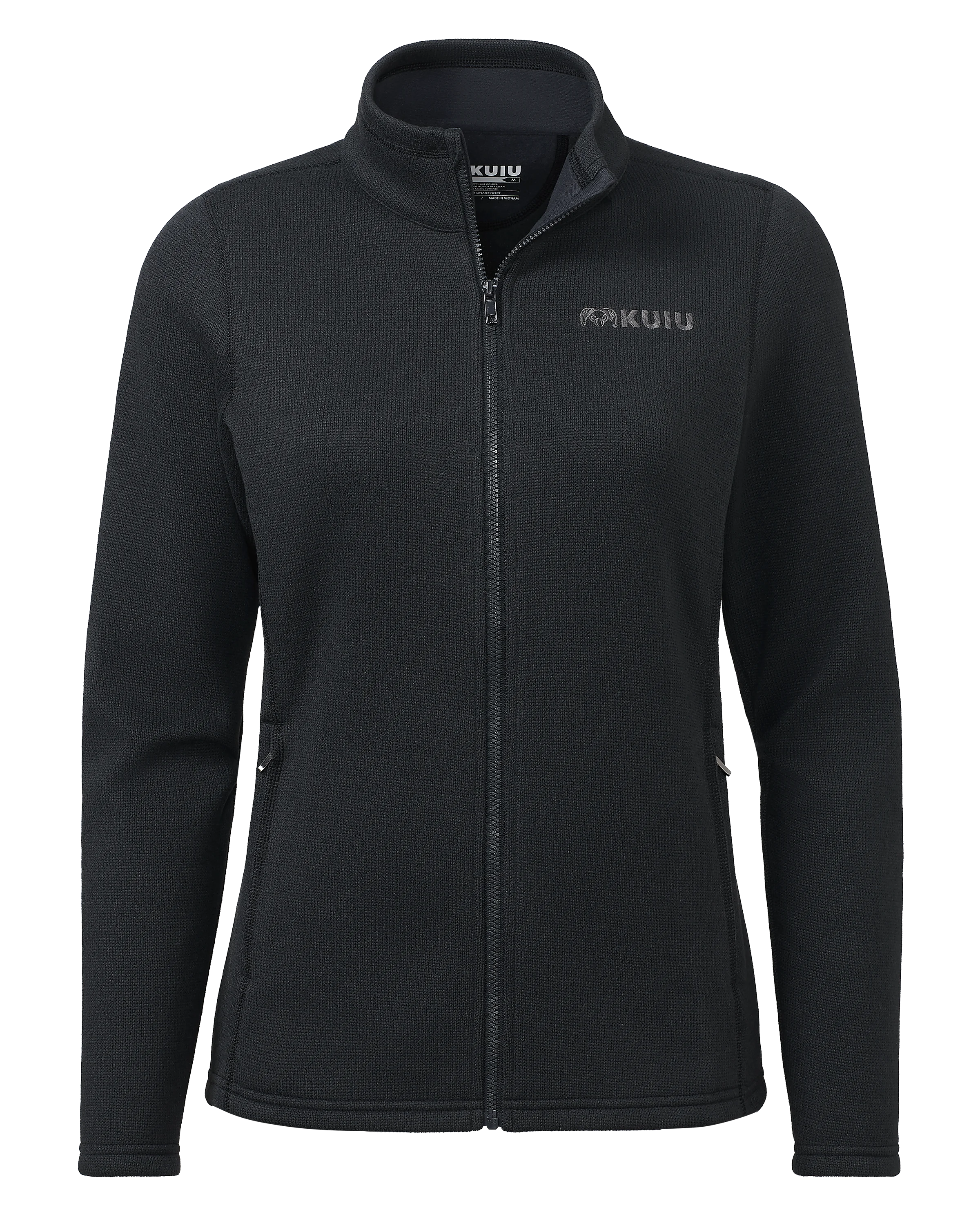 Women's Base Camp Full Zip Sweater | Black