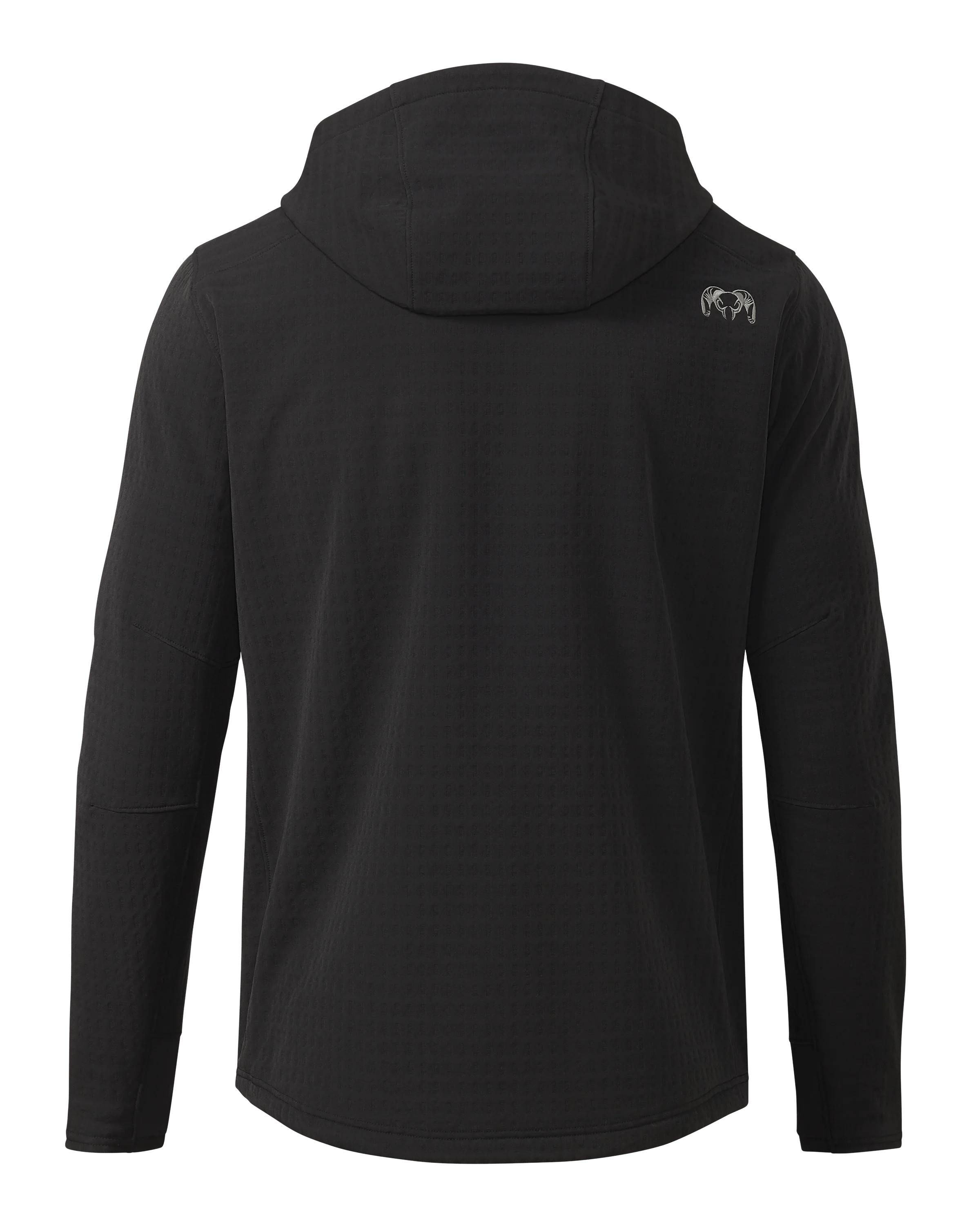 Alternative view of Blockfield Fleece Hoodie | Black