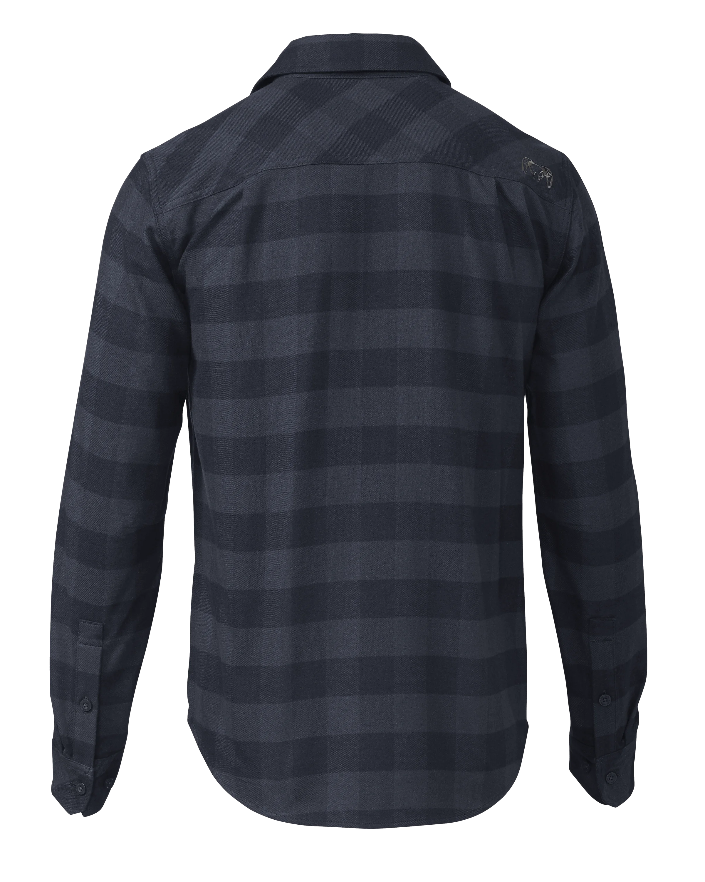 Alternative view of Outlet Field Flannel Shirt | Steel Blue Buffalo Check