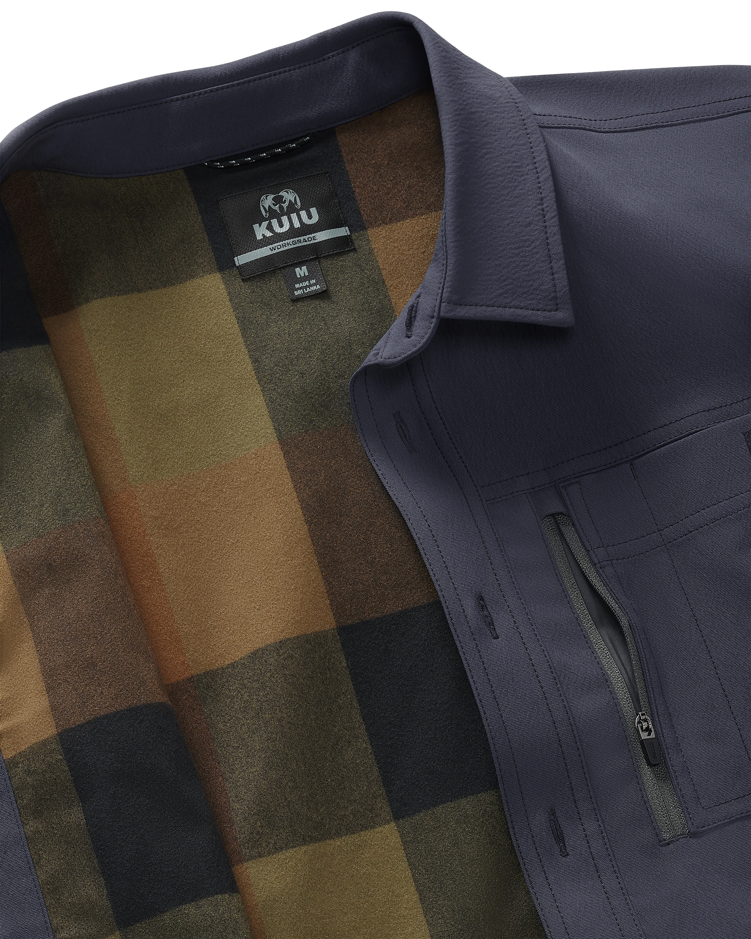 Alternative view of Motive Flannel Lined Shirt Jacket | Steel Blue
