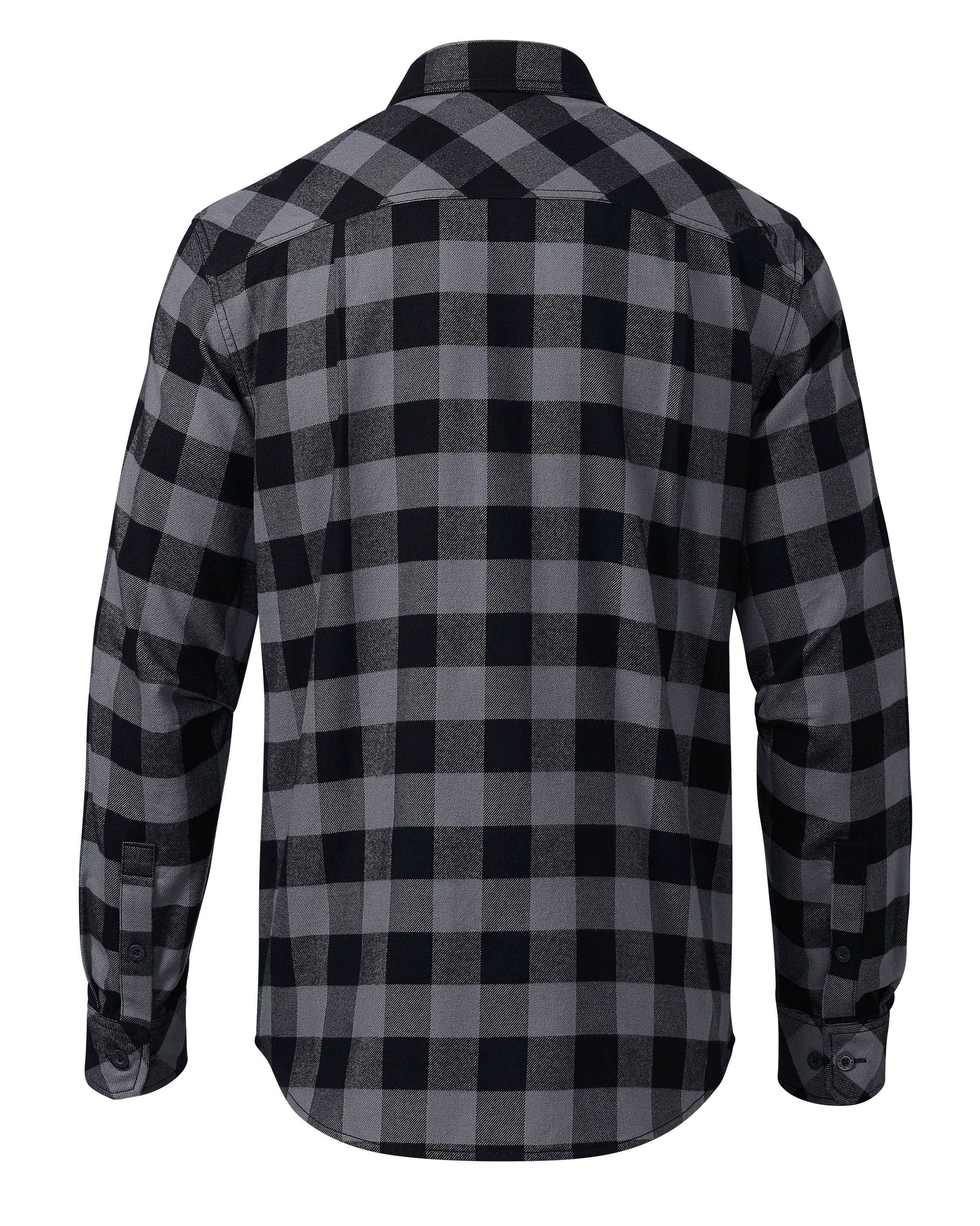 Alternative view of Outlet Field Flannel Shirt | Gunmetal Buffalo Check