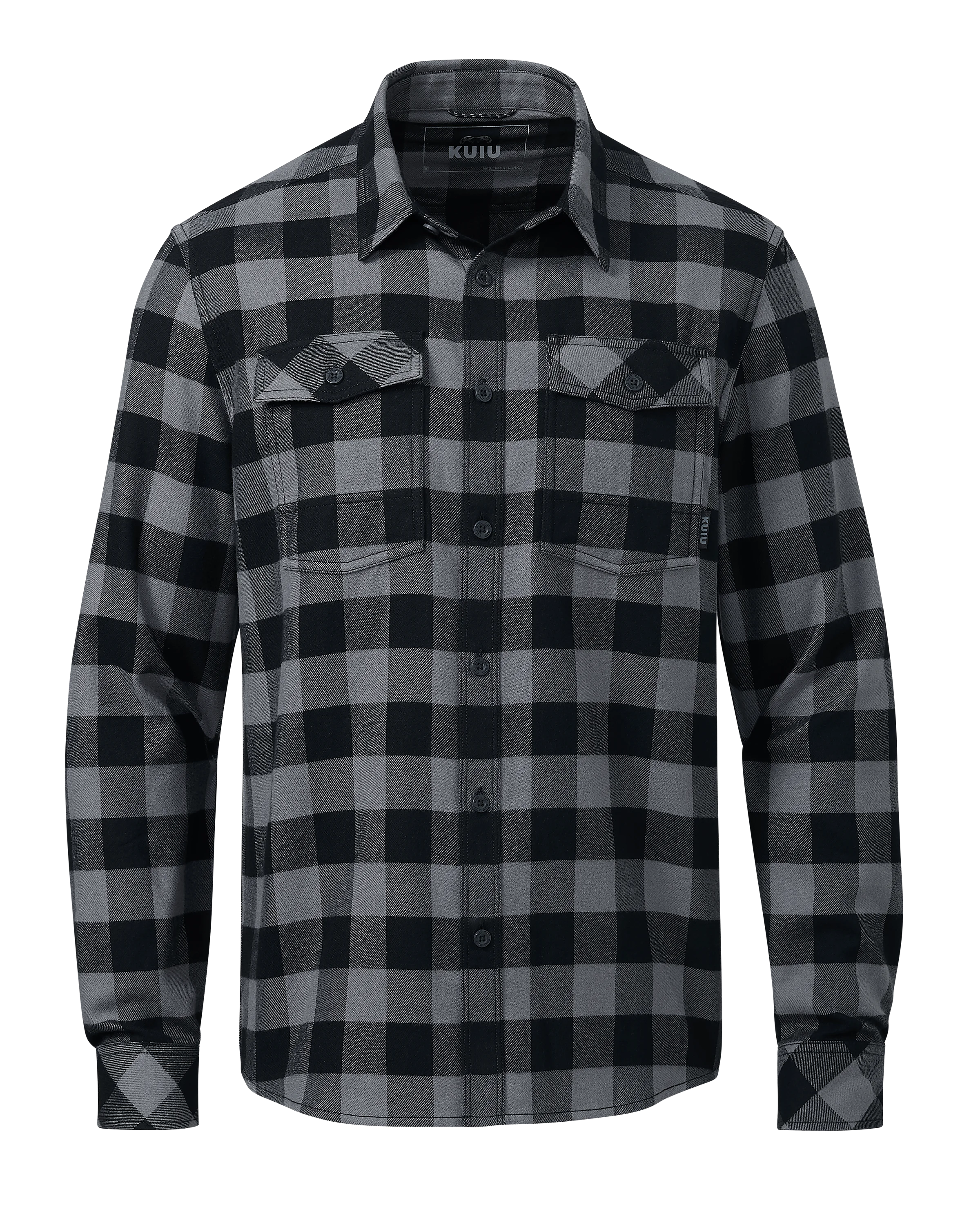 Outlet Field Flannel Shirt | Gunmetal Buffalo Check