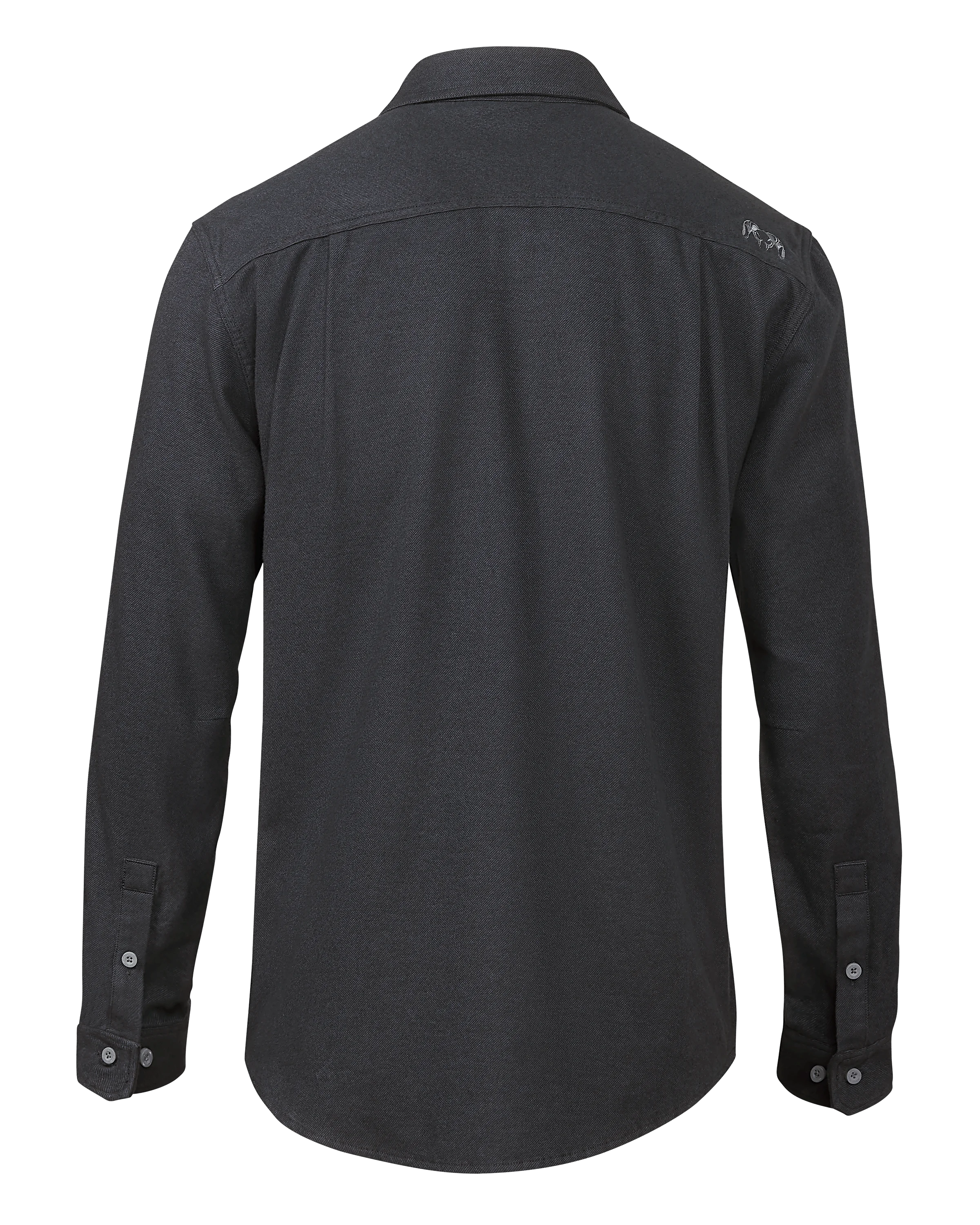 Alternative view of Field Flannel Shirt | Steel Blue