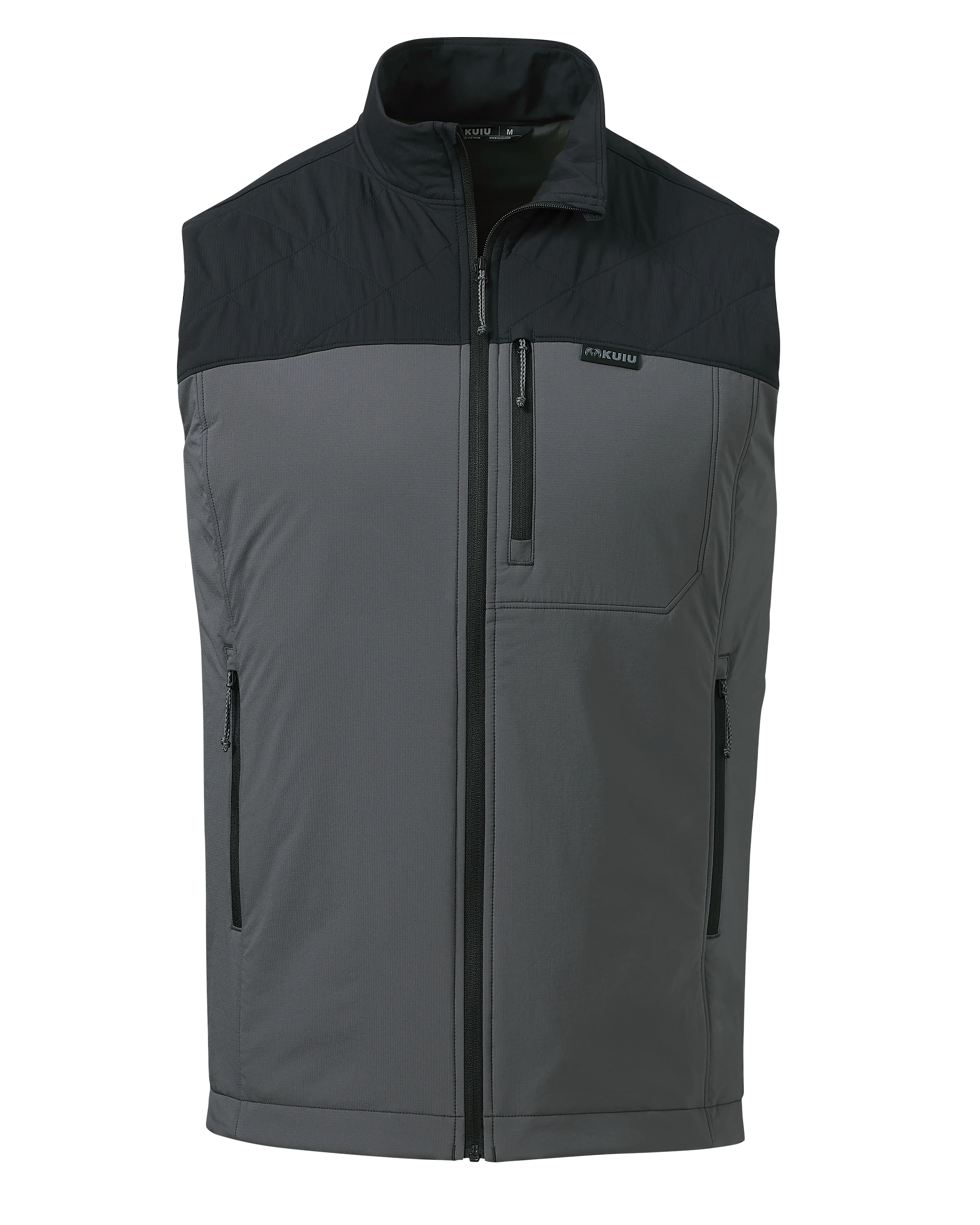 Transit Packable Vest | Black/Gunmetal