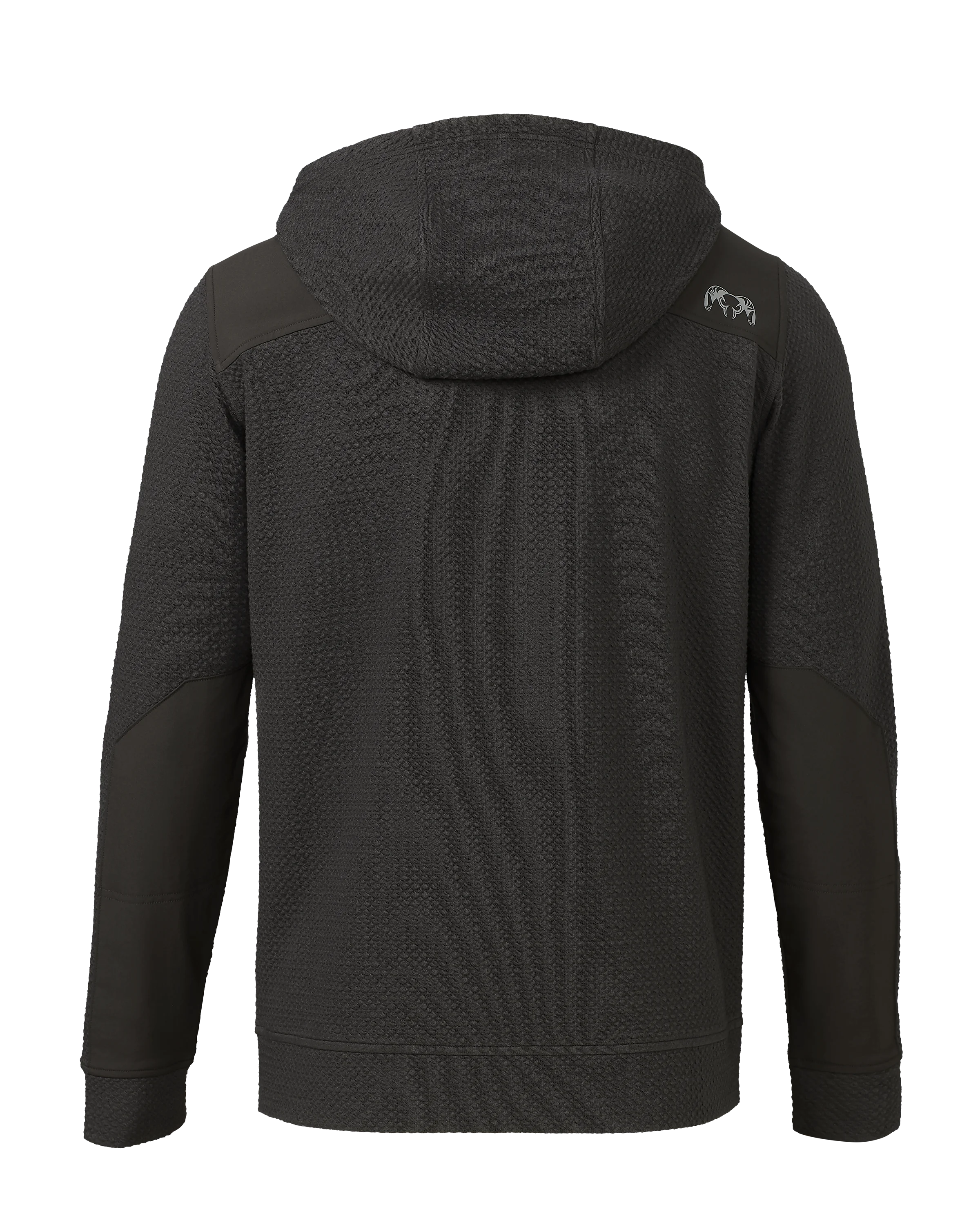 Alternative view of Solitude Knit Hoodie | Asphalt