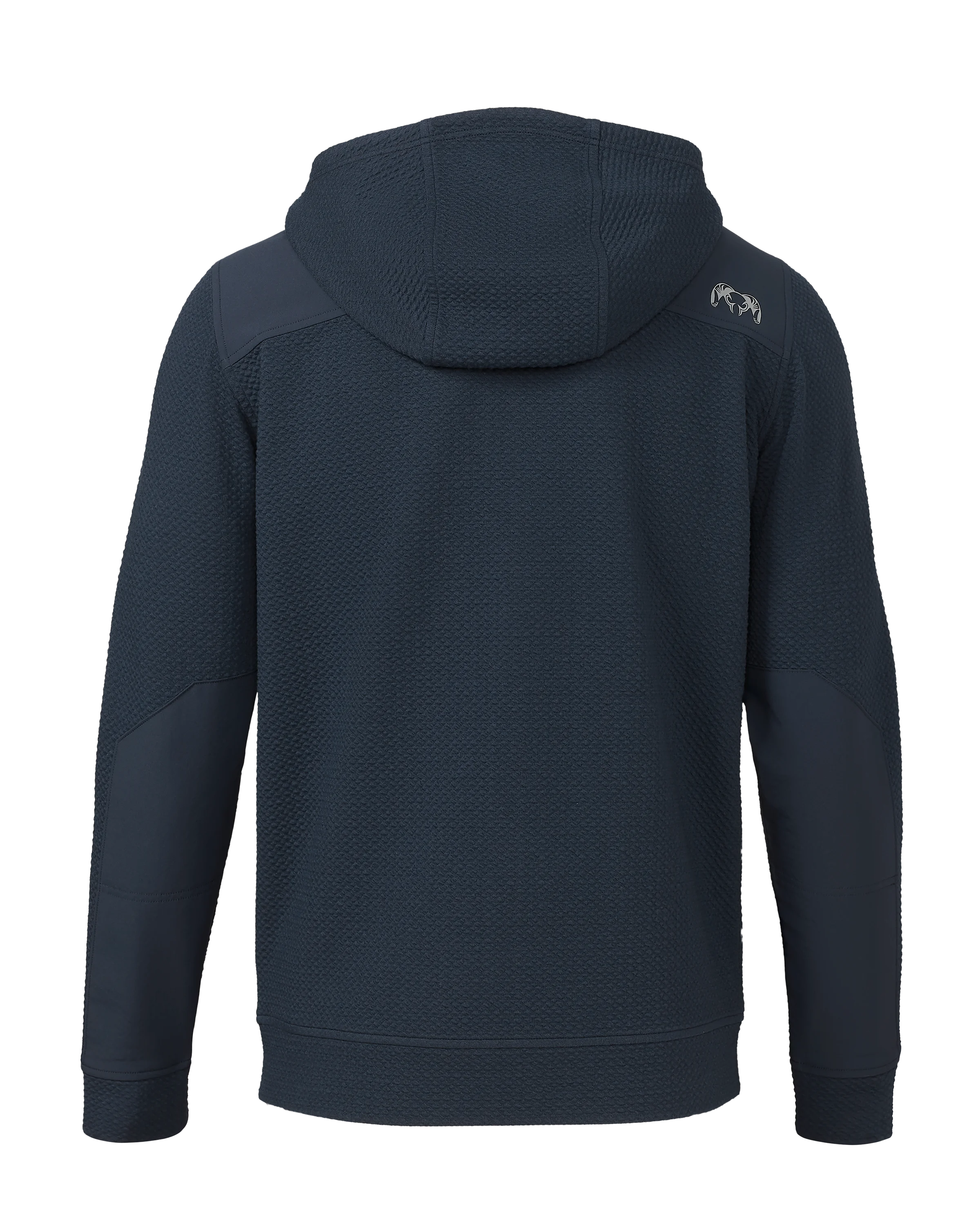 Alternative view of Solitude Knit Hoodie | Steel Blue