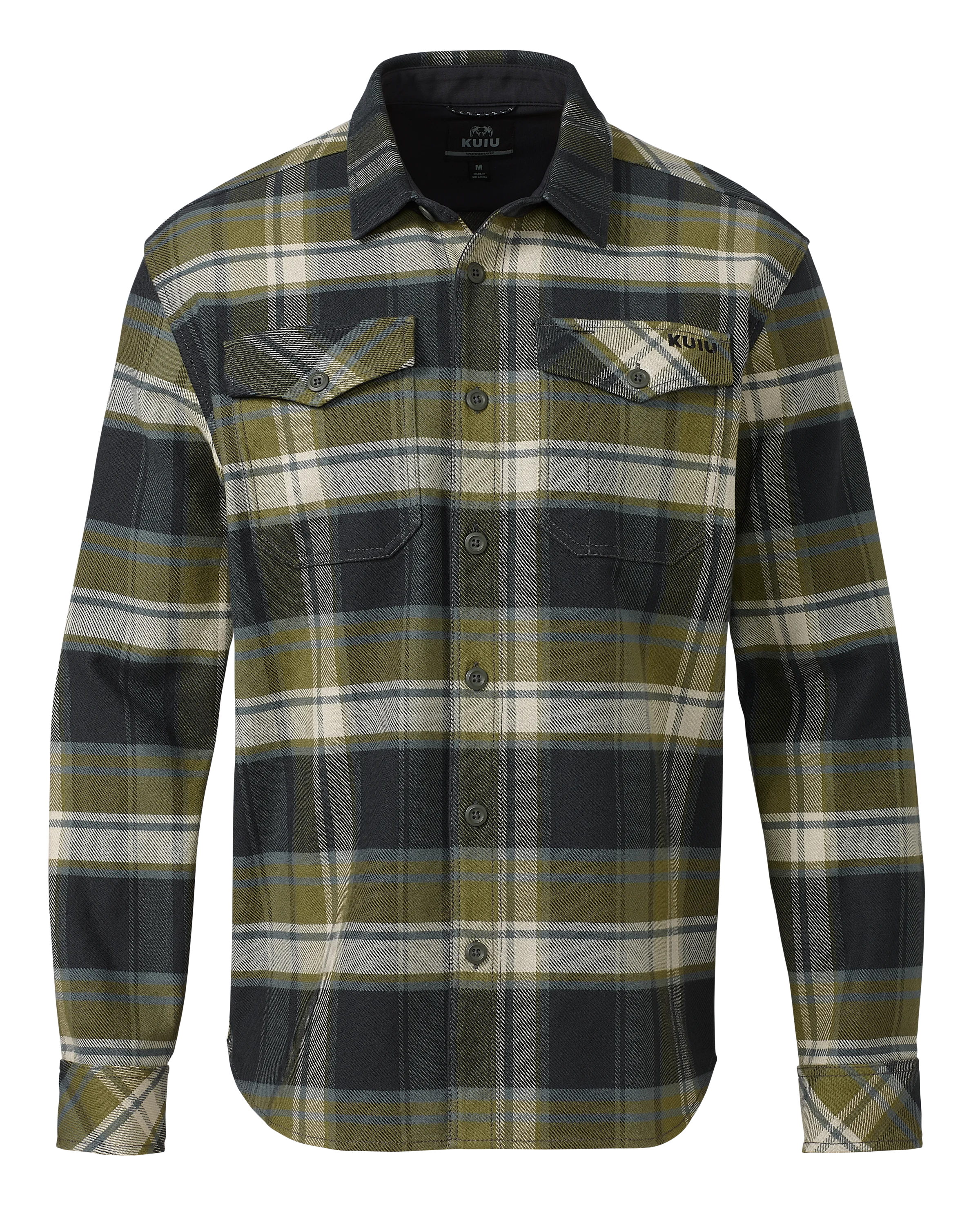 Flannel Heavyweight Shirt | Verde Check Plaid