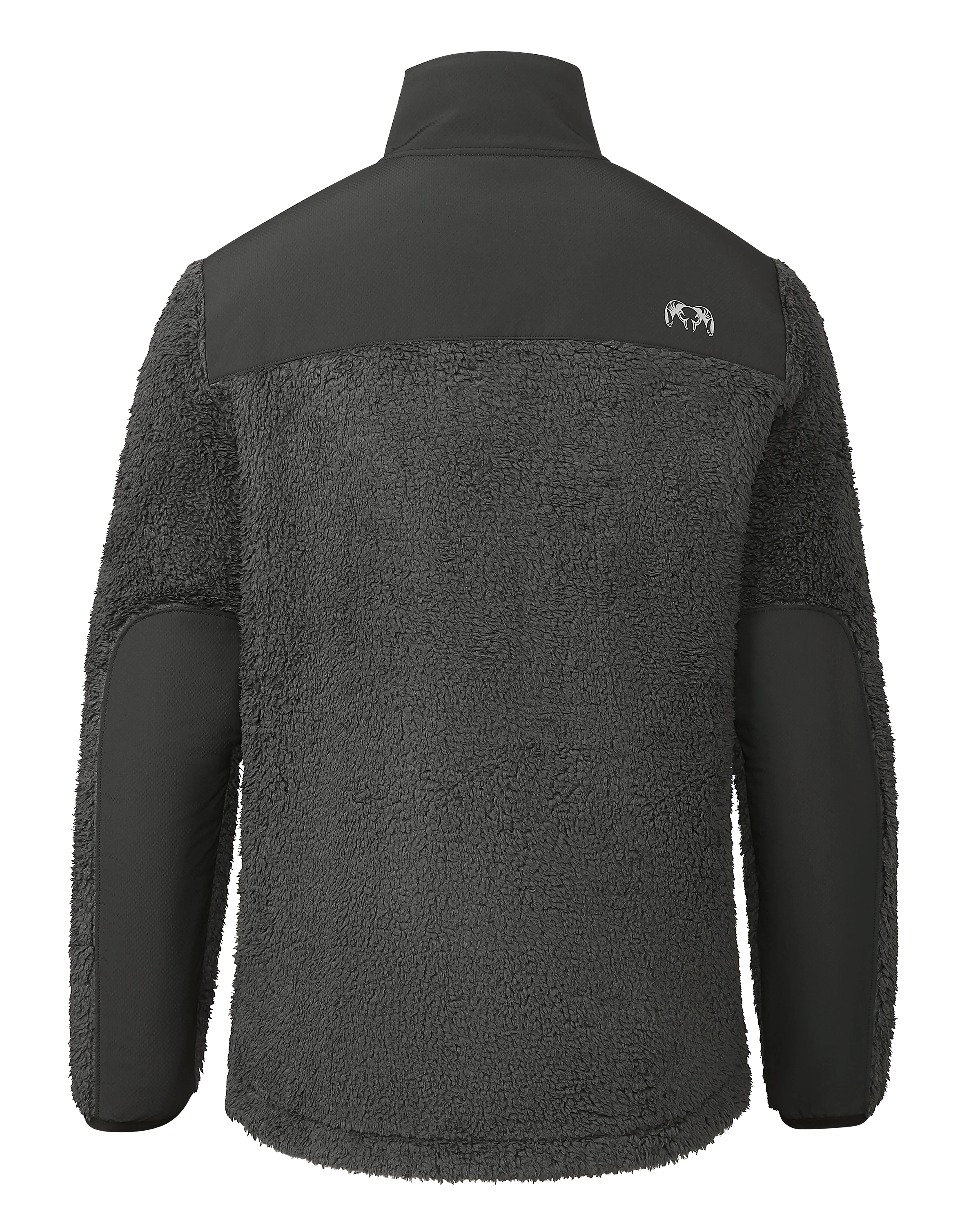 Alternative view of Sherpa Fleece Zip Pullover | Asphalt
