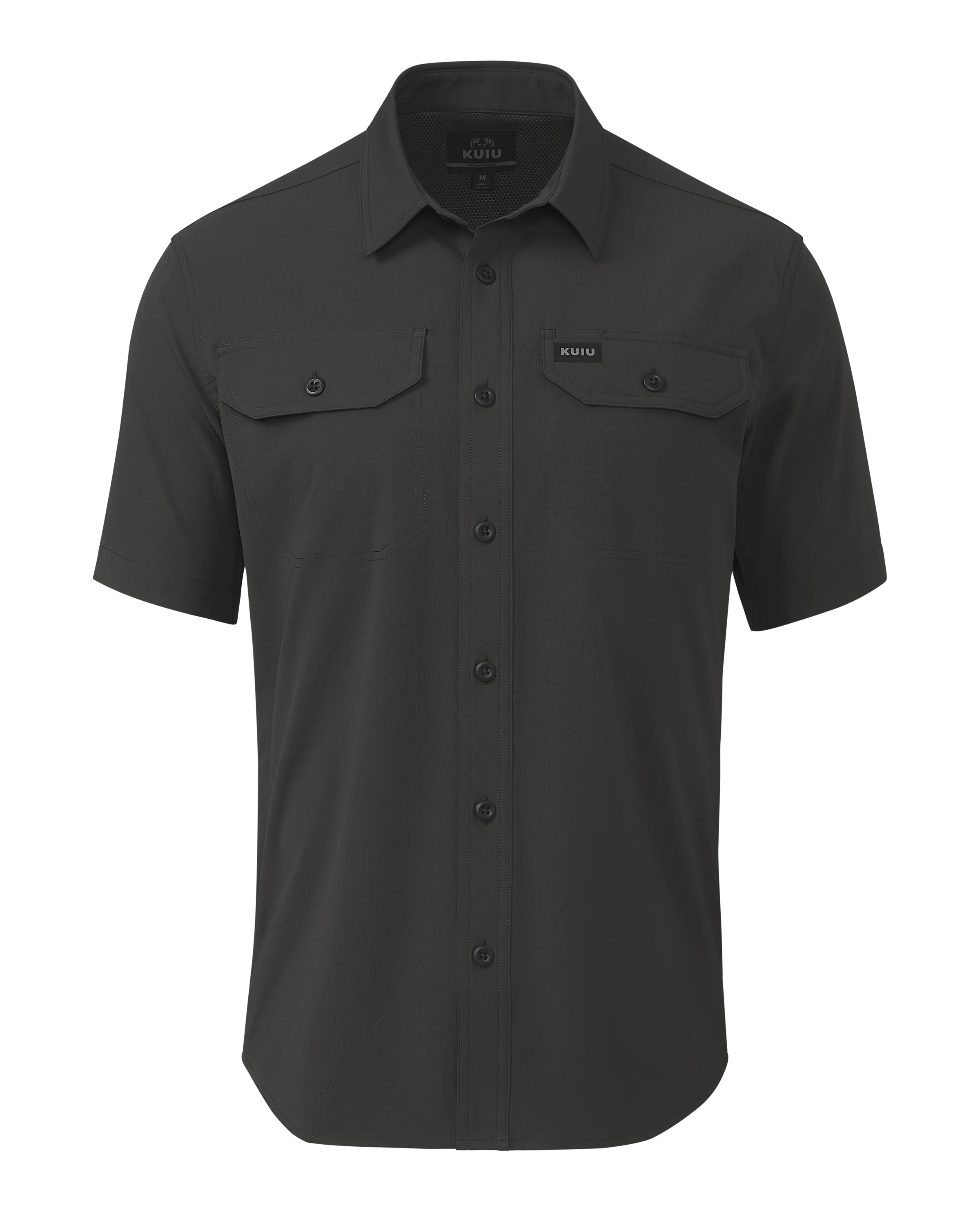 Gauge SS Work Shirt | Asphalt