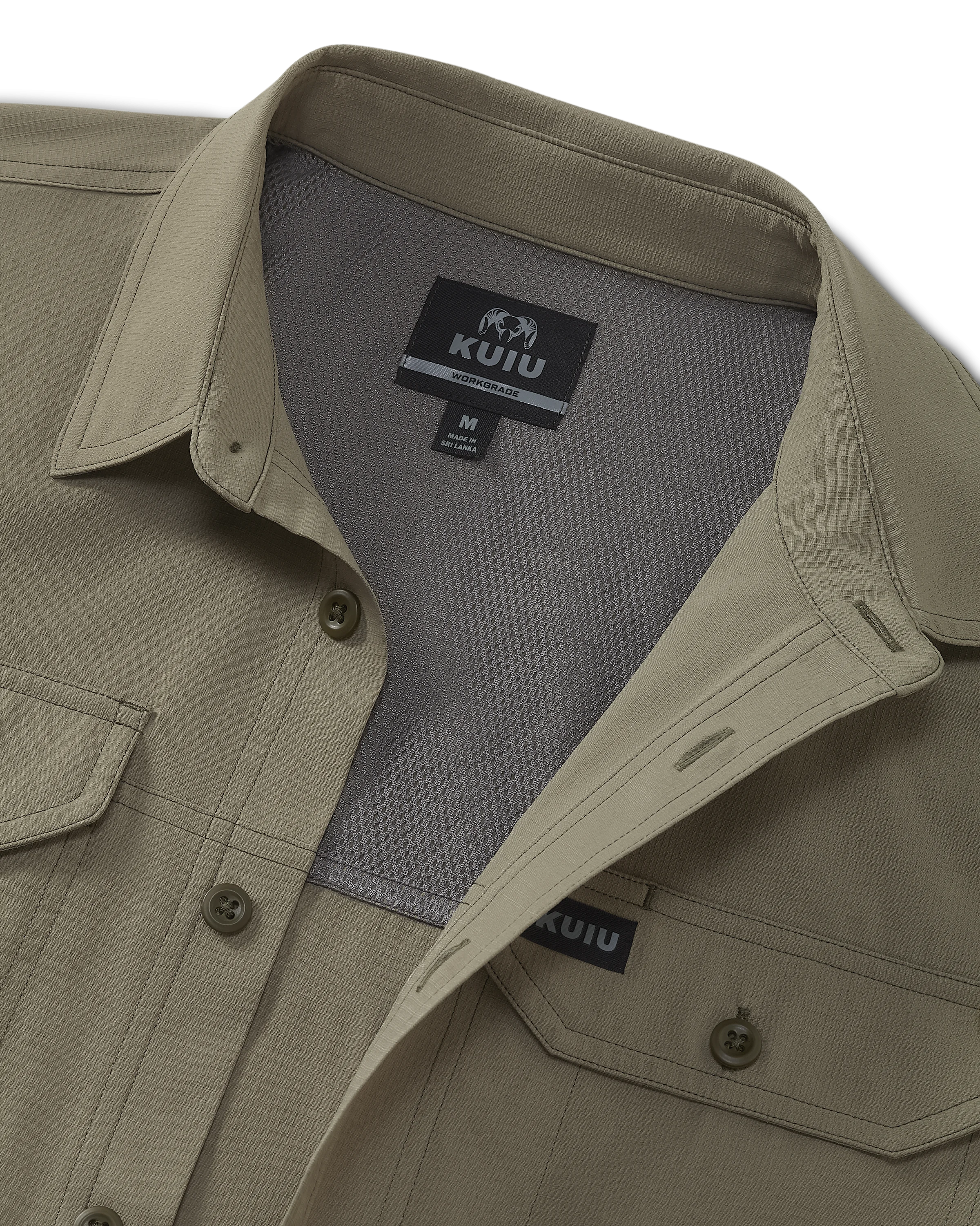 Gauge SS Work Shirt | Khaki - Image 3