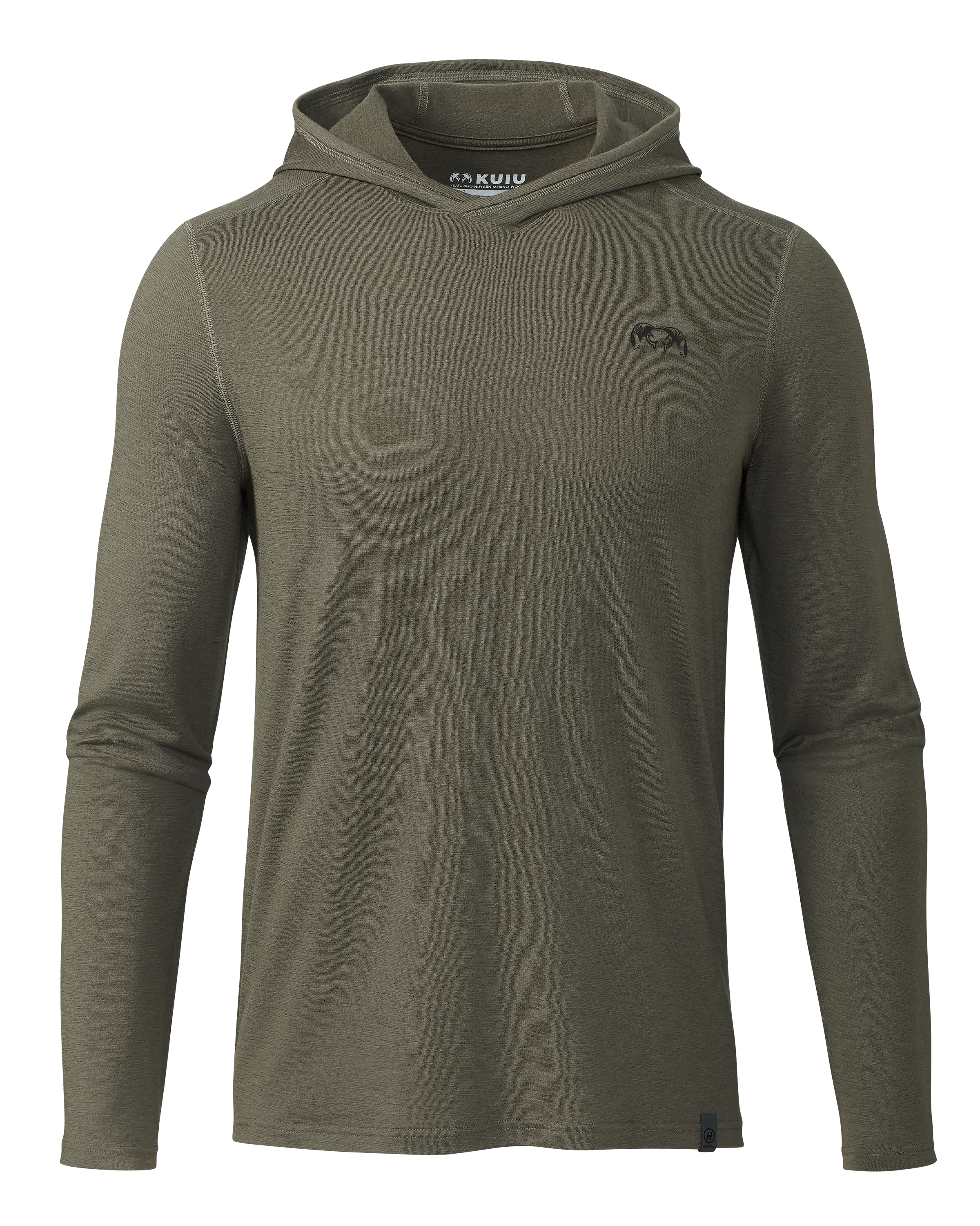 ULTRA Merino 120 LT LS Hoodie | Ash