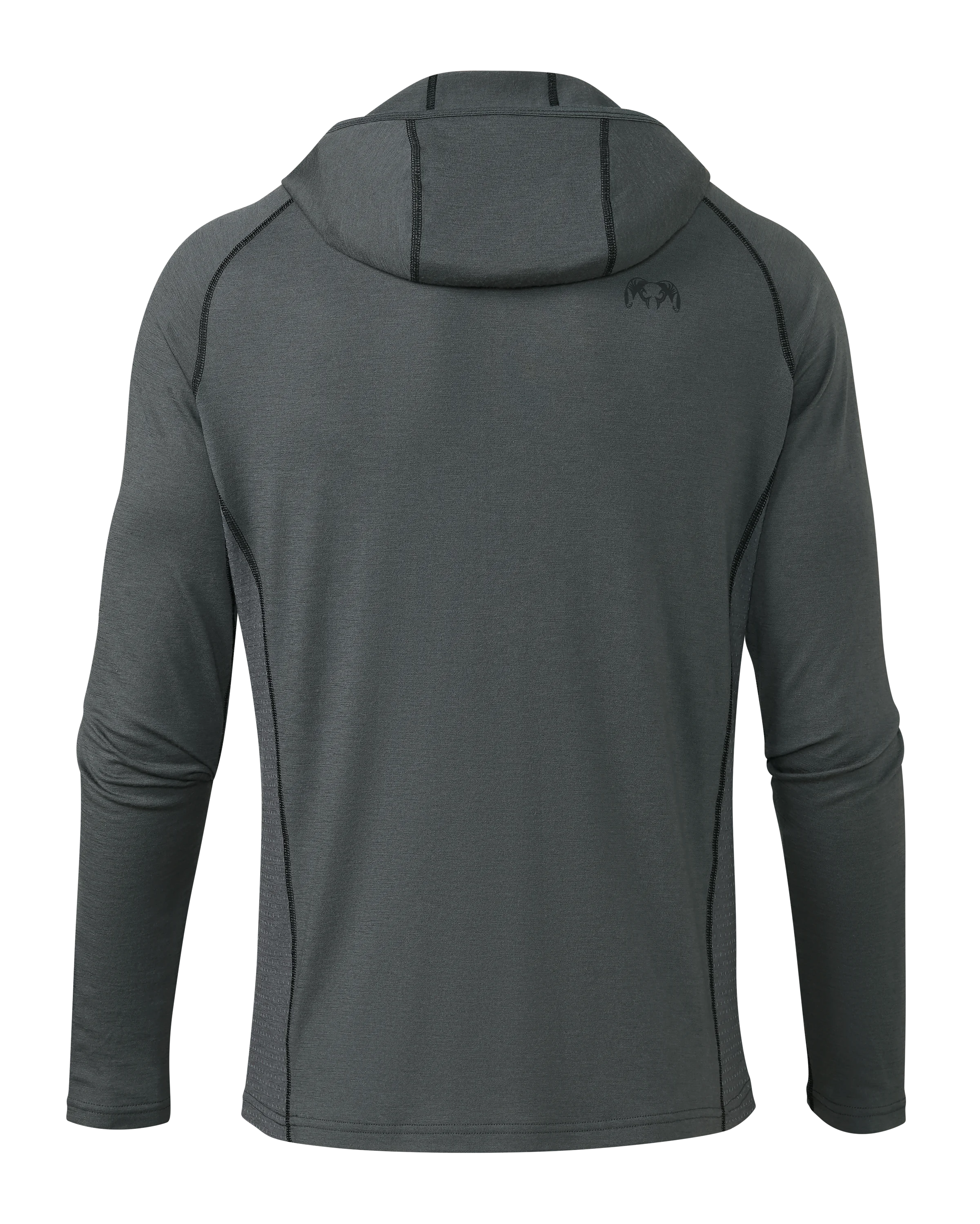 Alternative view of ULTRA Merino 145 Zip-T Hunting Hoodie | Gunmetal