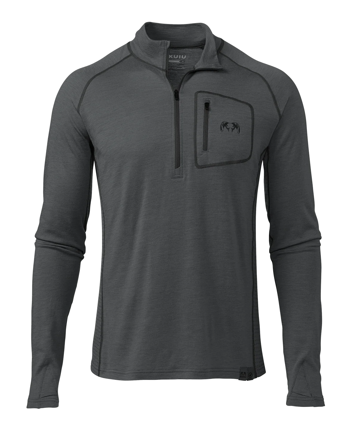 ULTRA Merino 145 Zip-T Hunting Shirt | Gunmetal