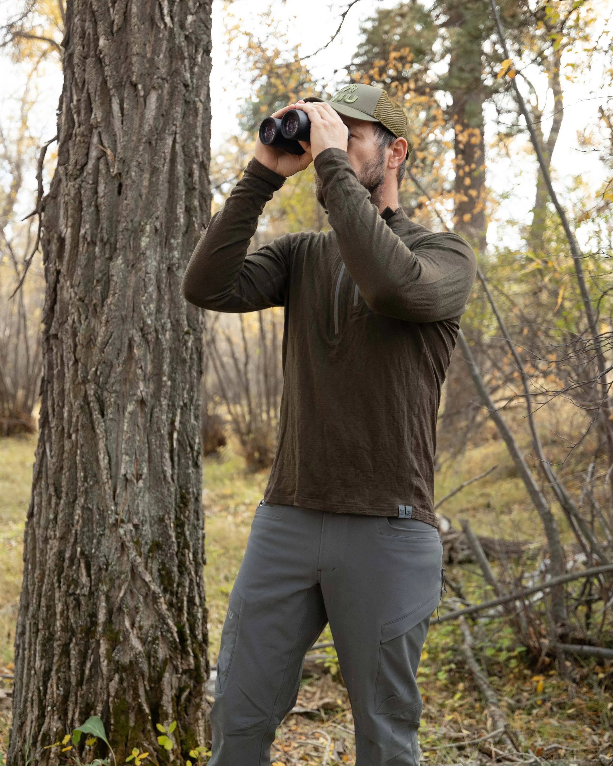ULTRA Merino 145 Zip-T Hunting Shirt | Bone - Image 5