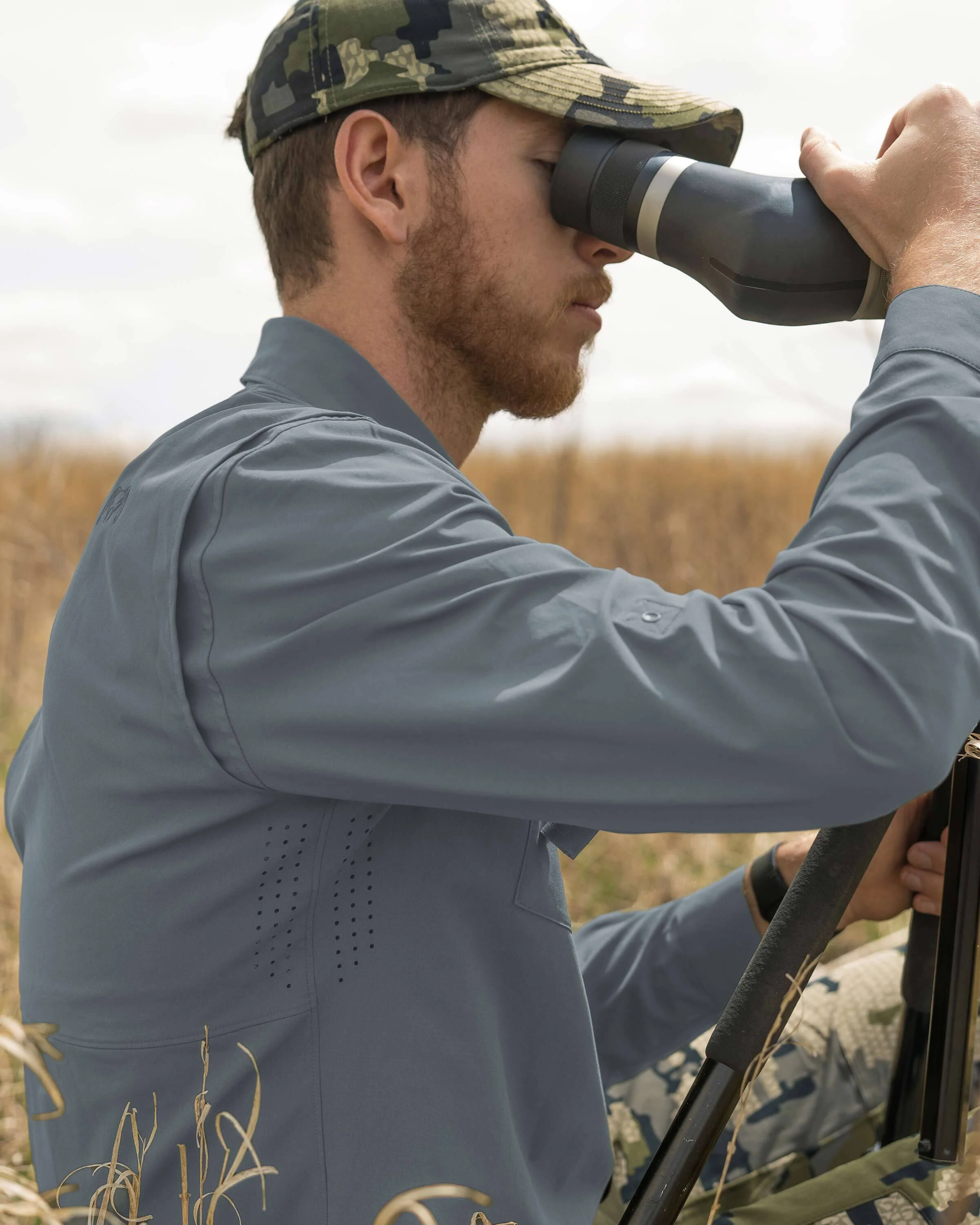 Alternative view of Mesa Vented LS Snap Shirt | Slate