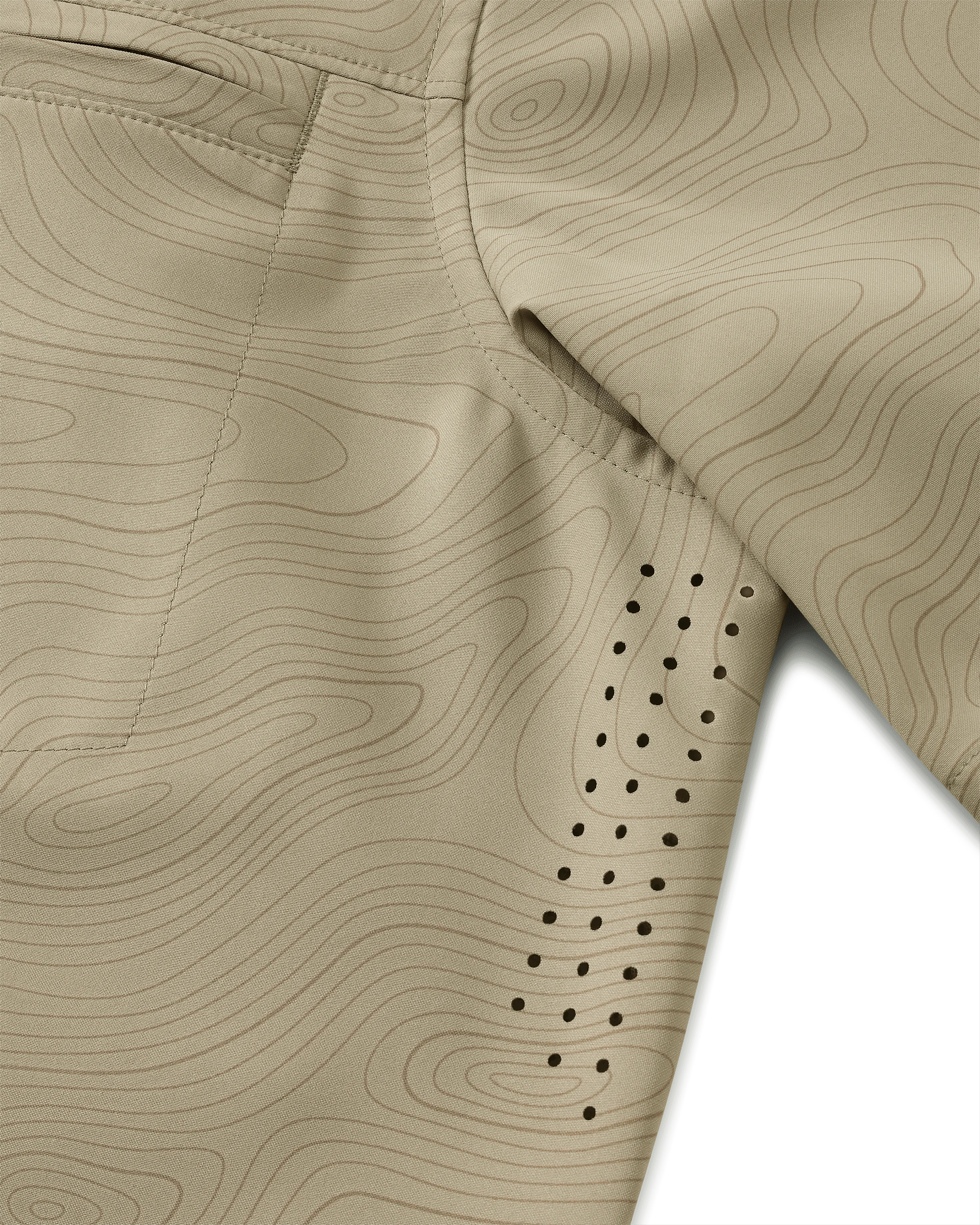 Mesa Vented SS Snap Shirt Topo | Bone Topo Print - Image 5