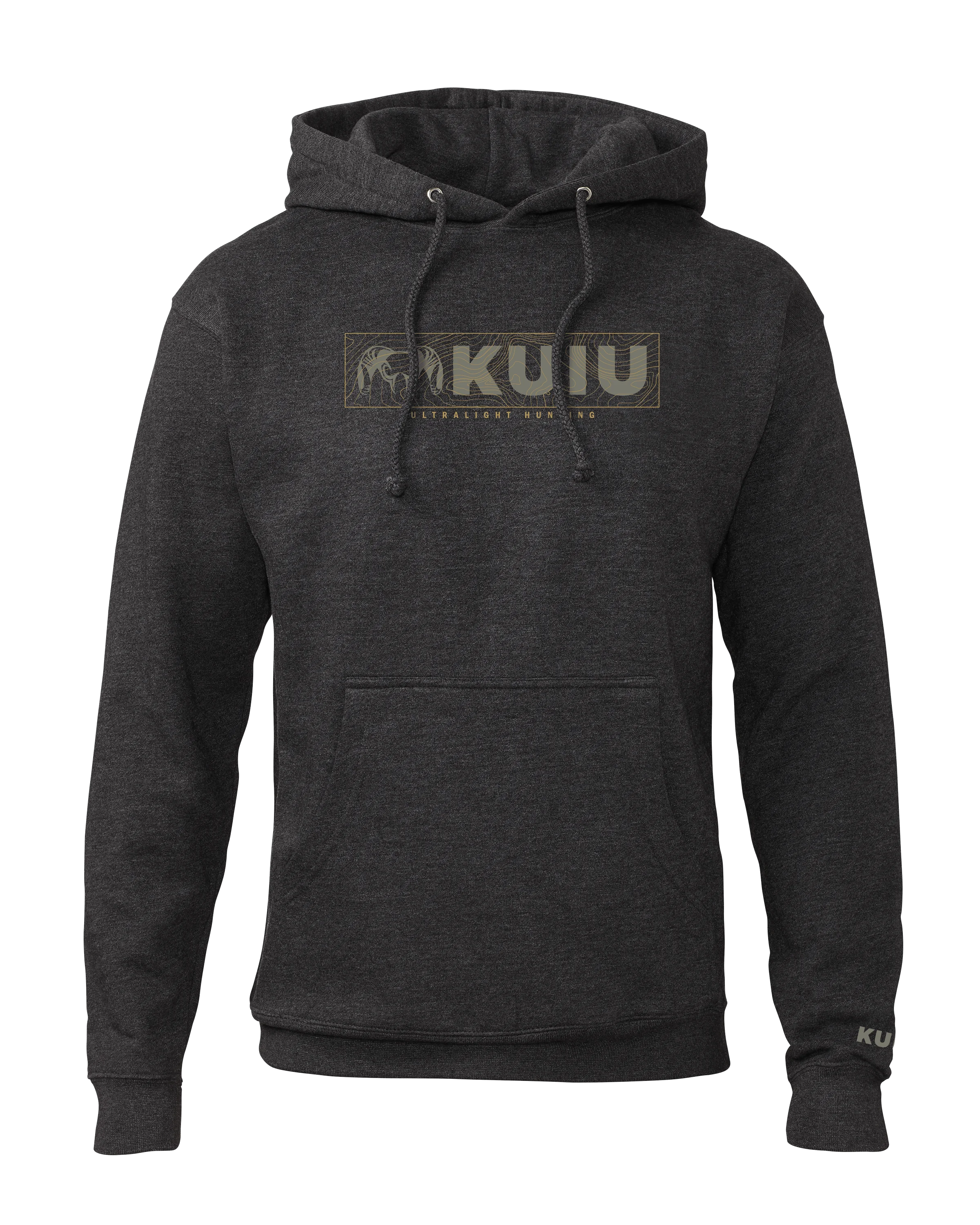 Outlet KUIU Topo Block Logo Hoodie | Charcoal