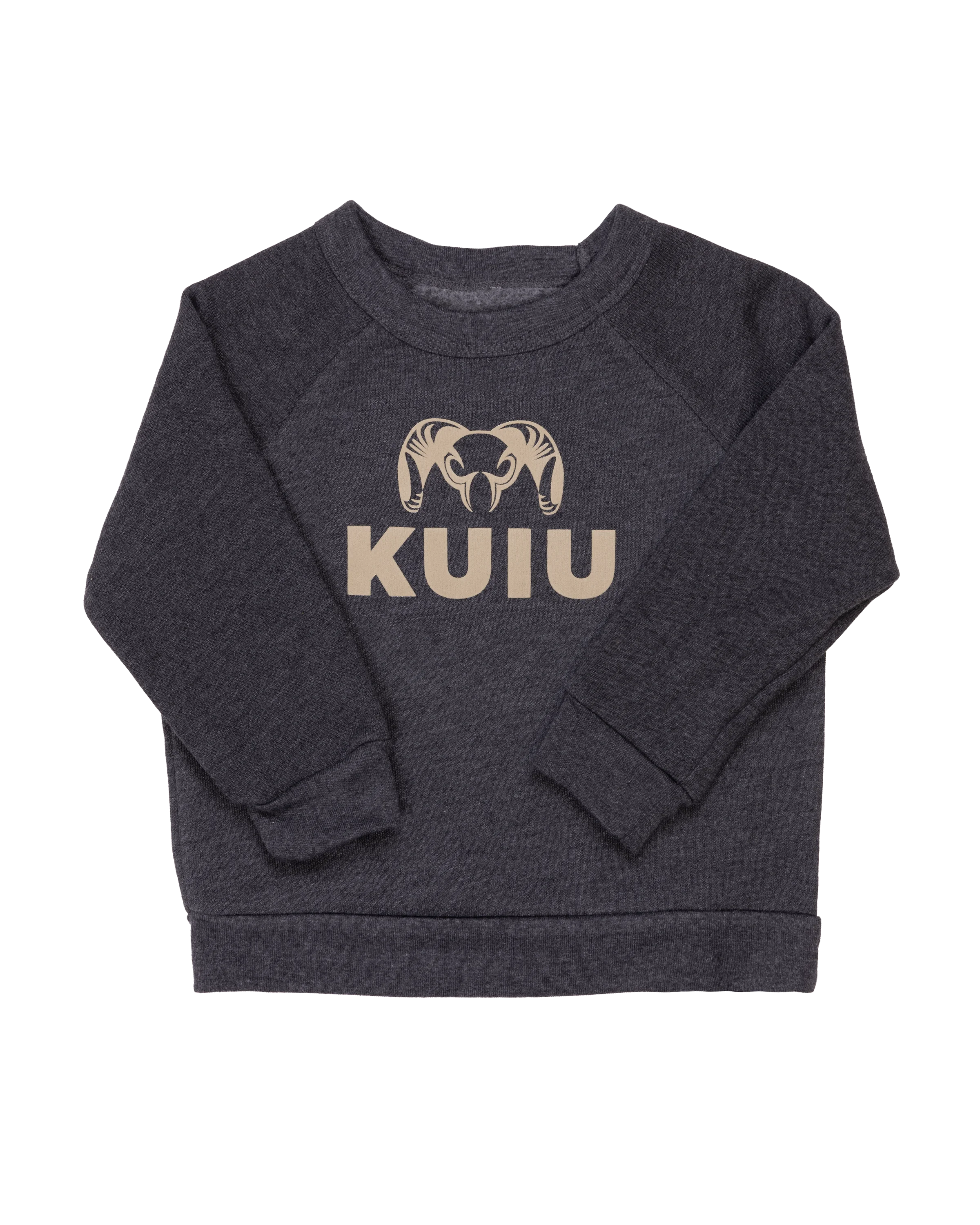 Toddler Stacked Logo Crewneck Sweatshirt | Khaki