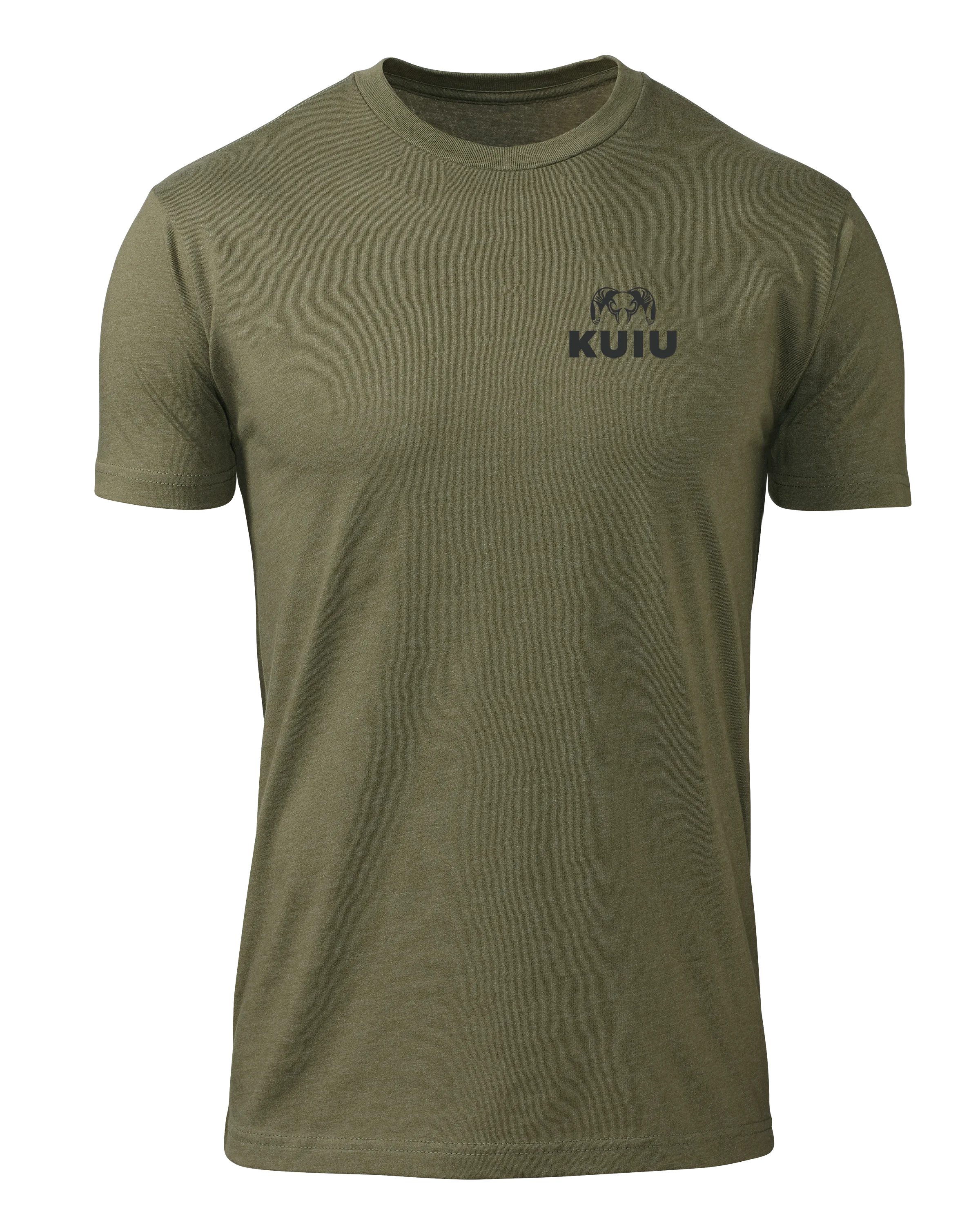 KUIU Ram Chest Logo T-Shirt | Military Green