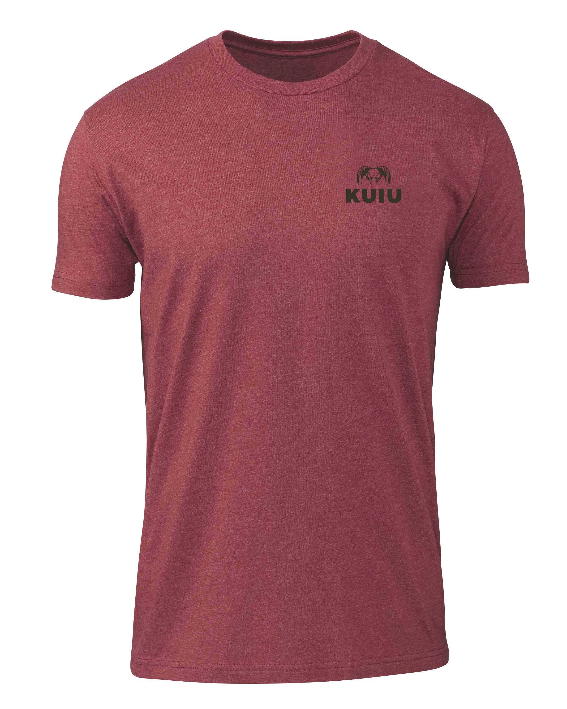 Alternative view of KUIU Here to Hunt Back Logo T-Shirt | Cardinal