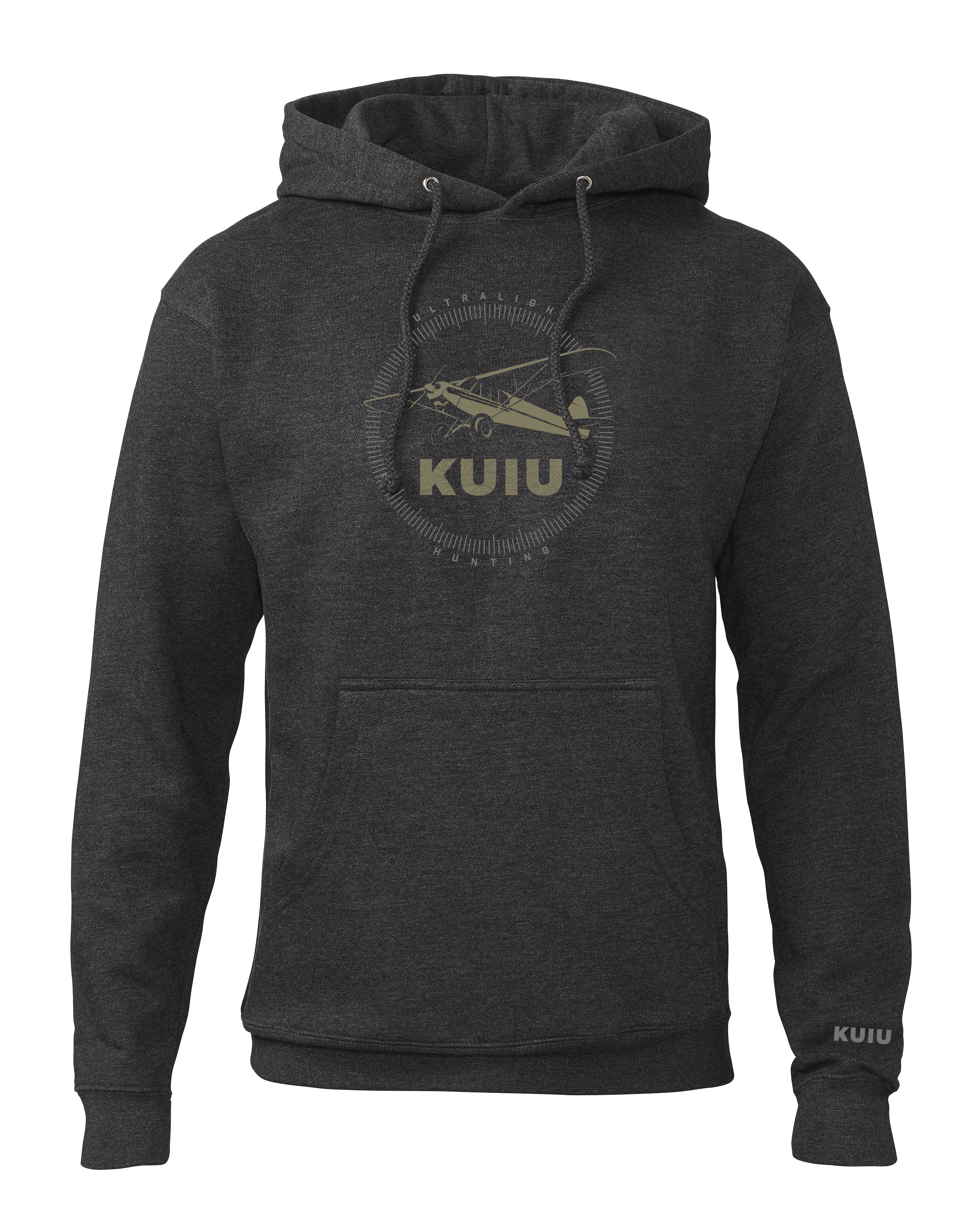 KUIU Super Cub Logo Hoodie | Charcoal