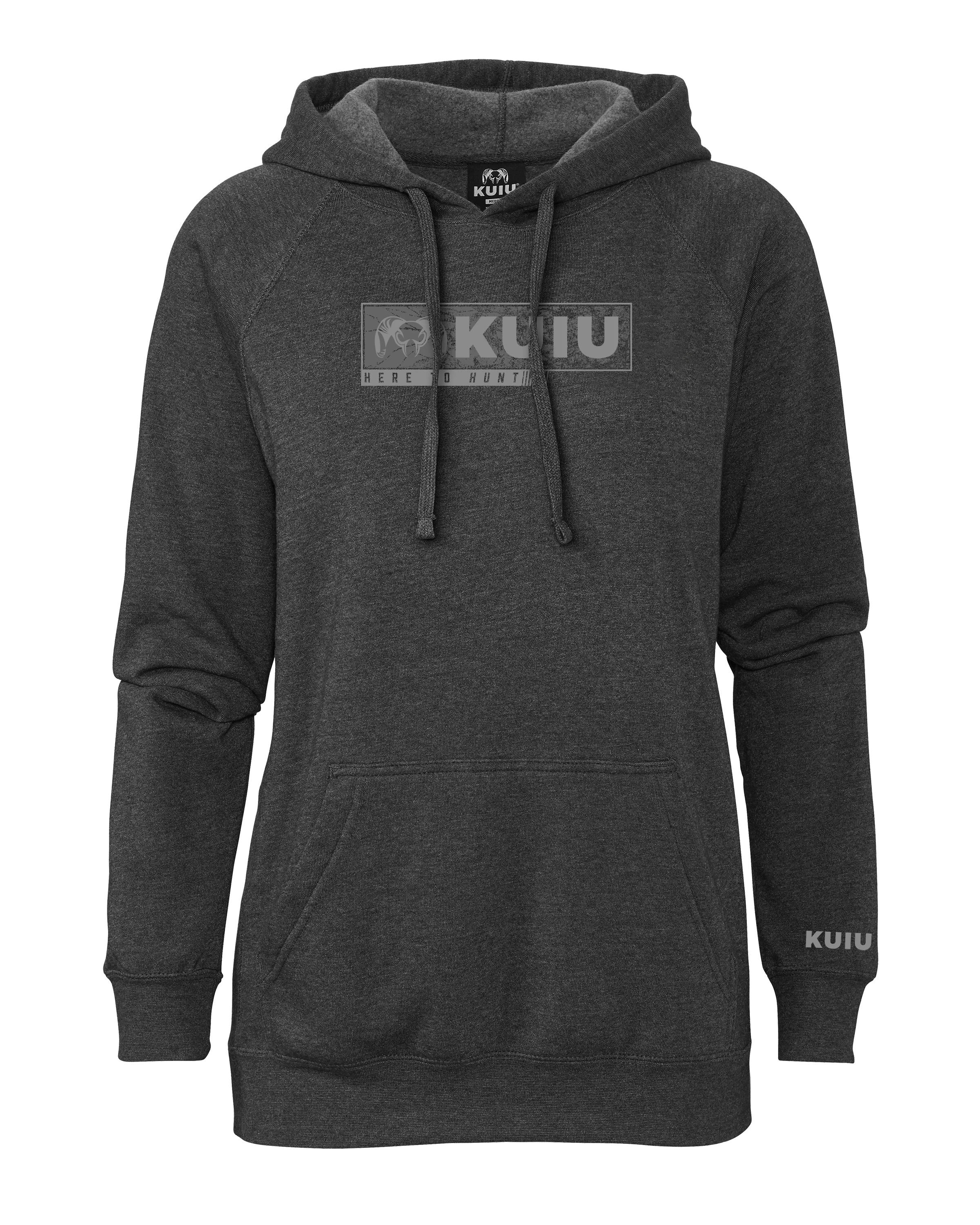 Women's Here to Hunt Gritstone Hoodie | Charcoal