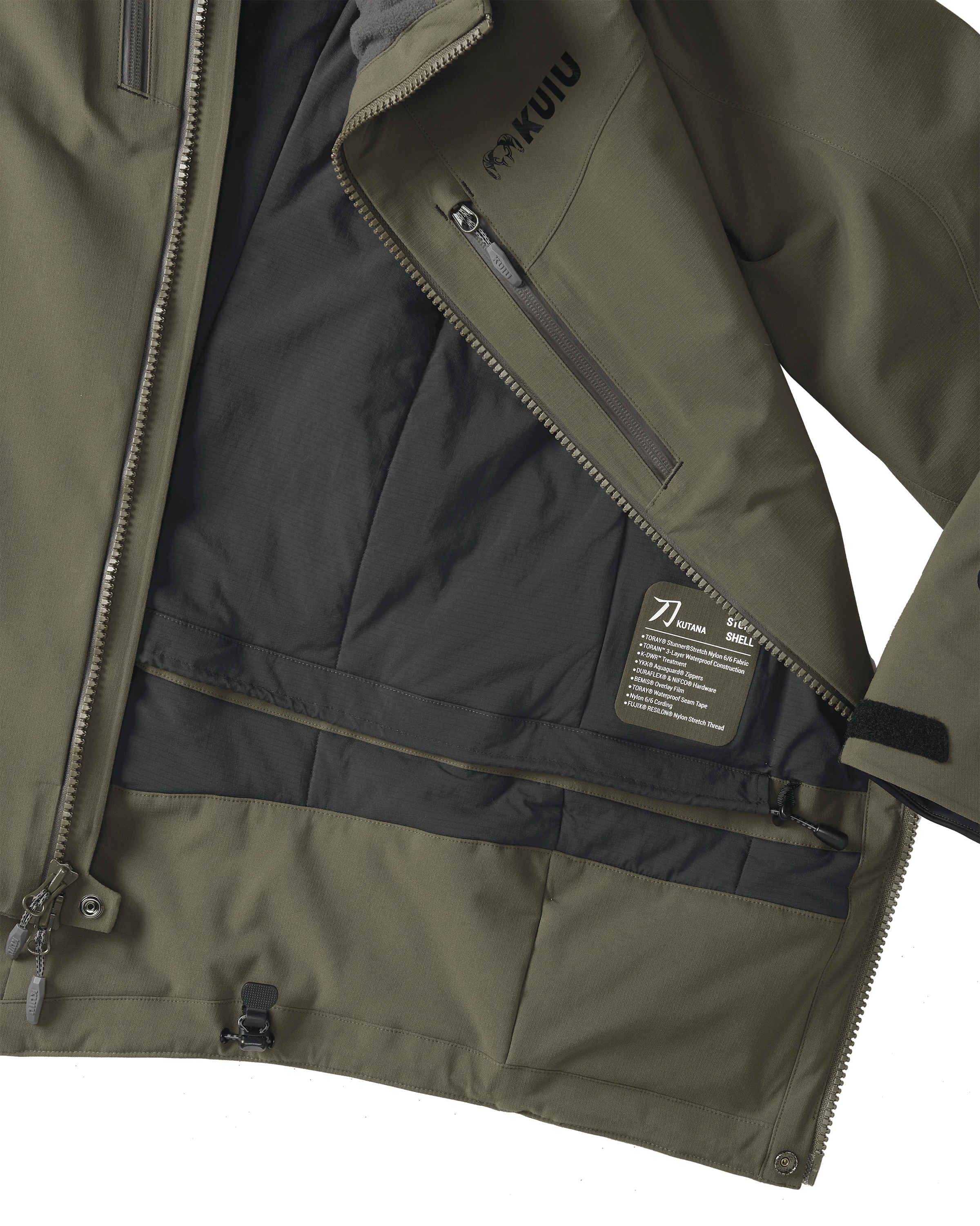 KUIU Kutana Gale Force Hooded Jacket | Ash - Image 4