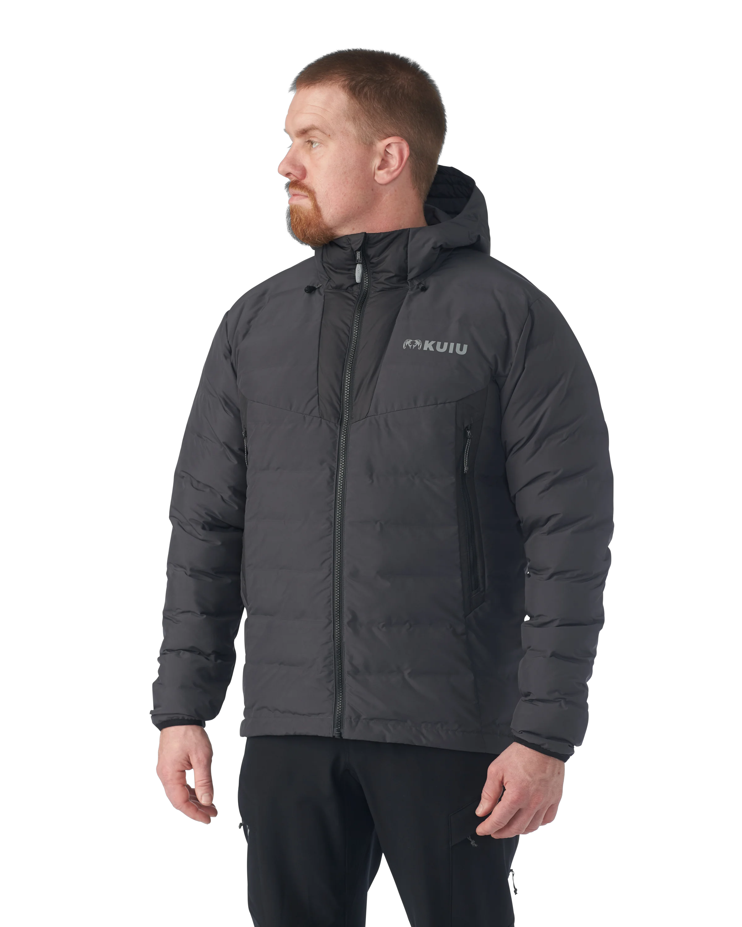 Elements Hooded Jacket | Gunmetal - Image 3