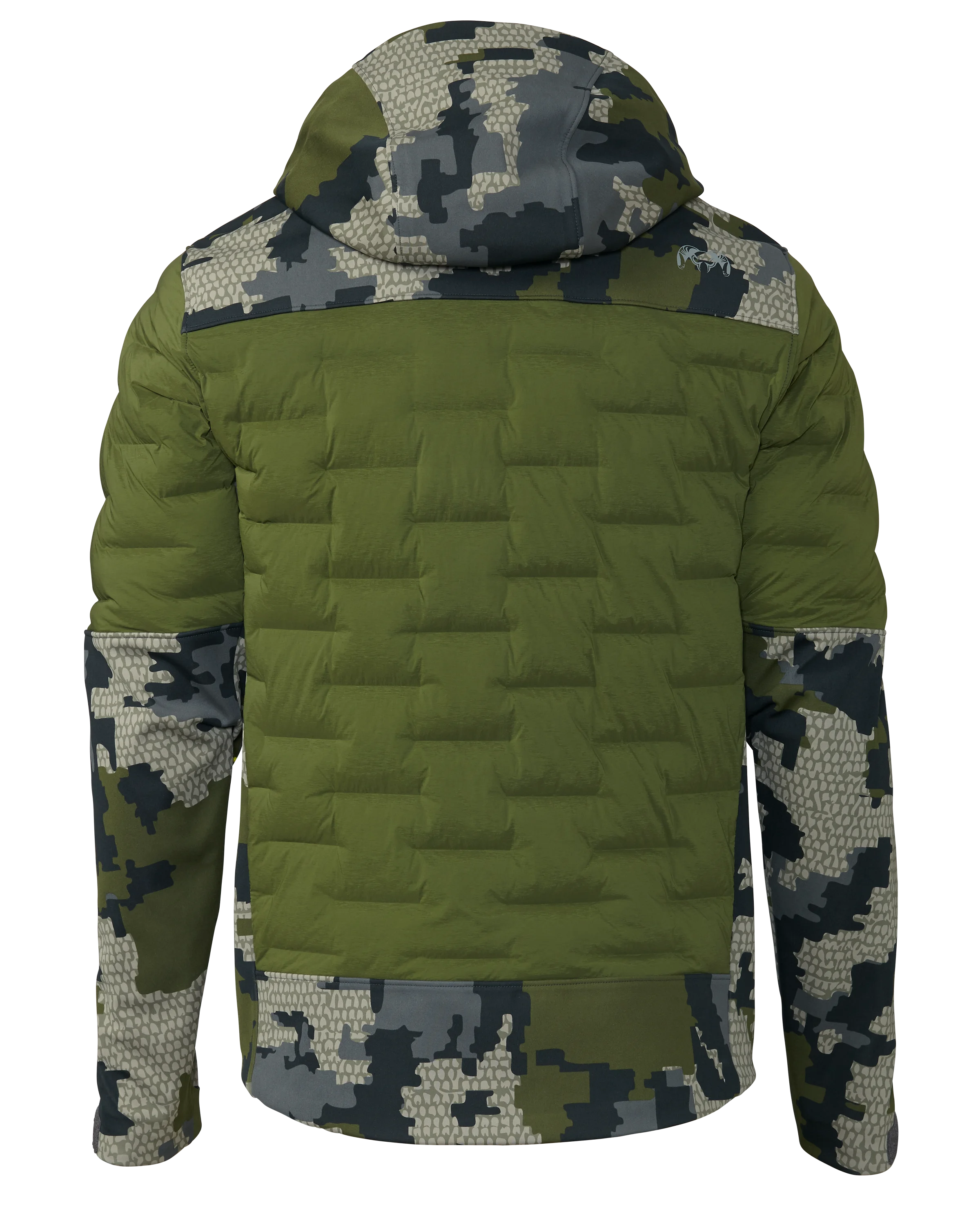 Alternative view of Axis Thermal Hybrid Hooded Jacket | Verde