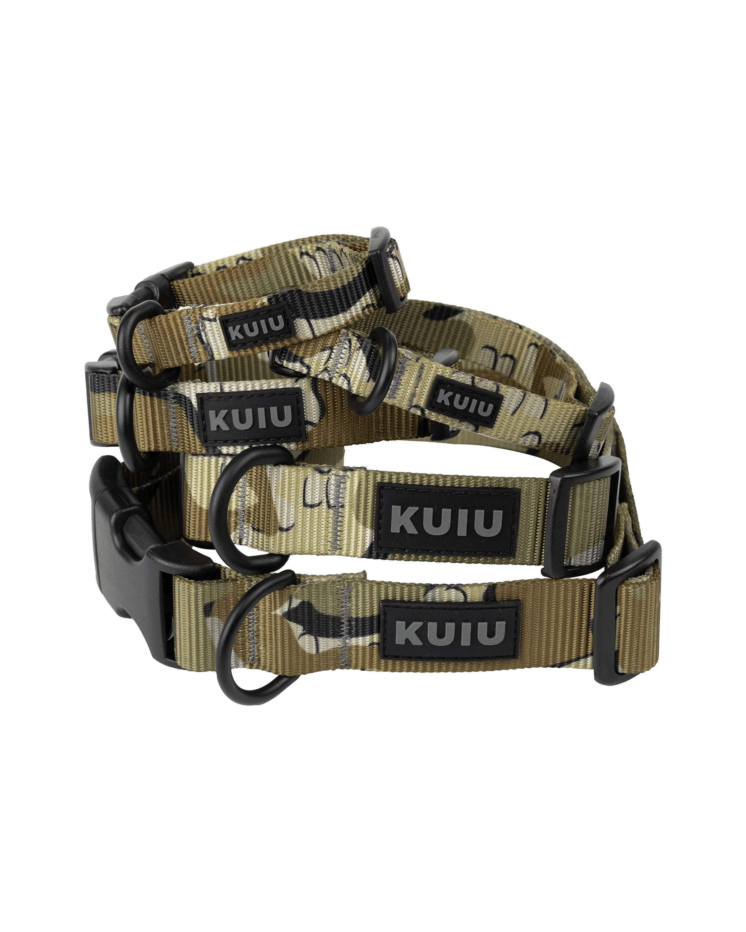 Alternative view of Camo Webbing Dog Collar | Valo