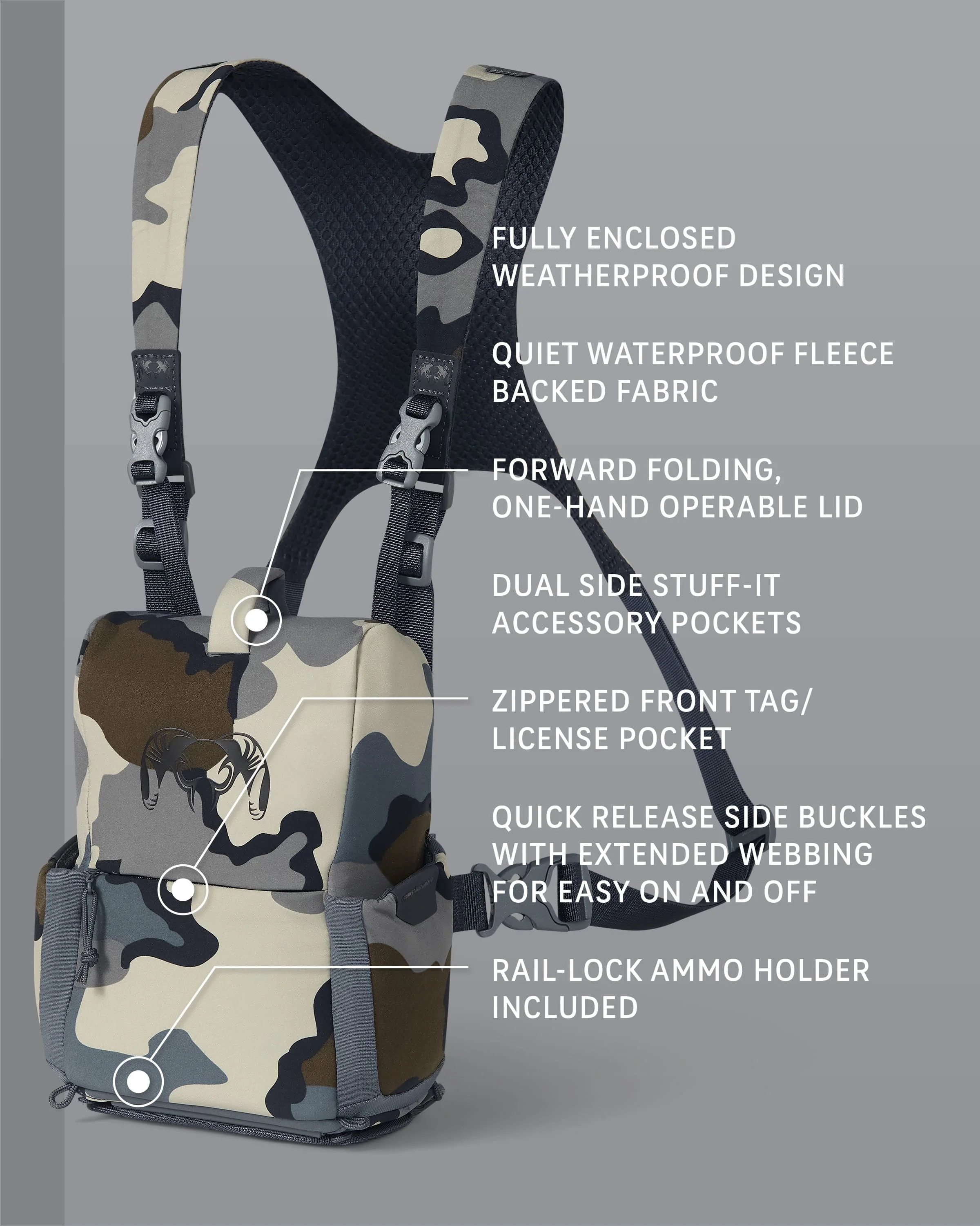 Alternative view of PRO G3 Bino Harness | Vias