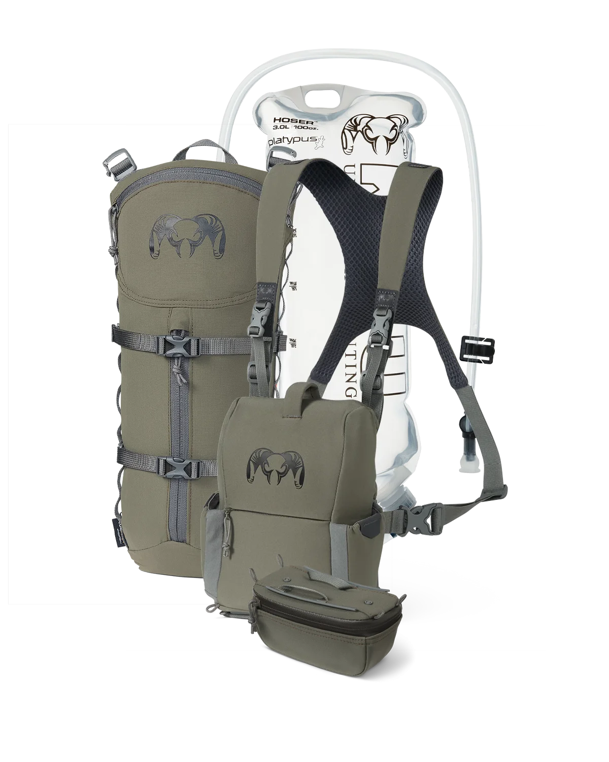 PRO G3 Bino Hydration Set | Ash