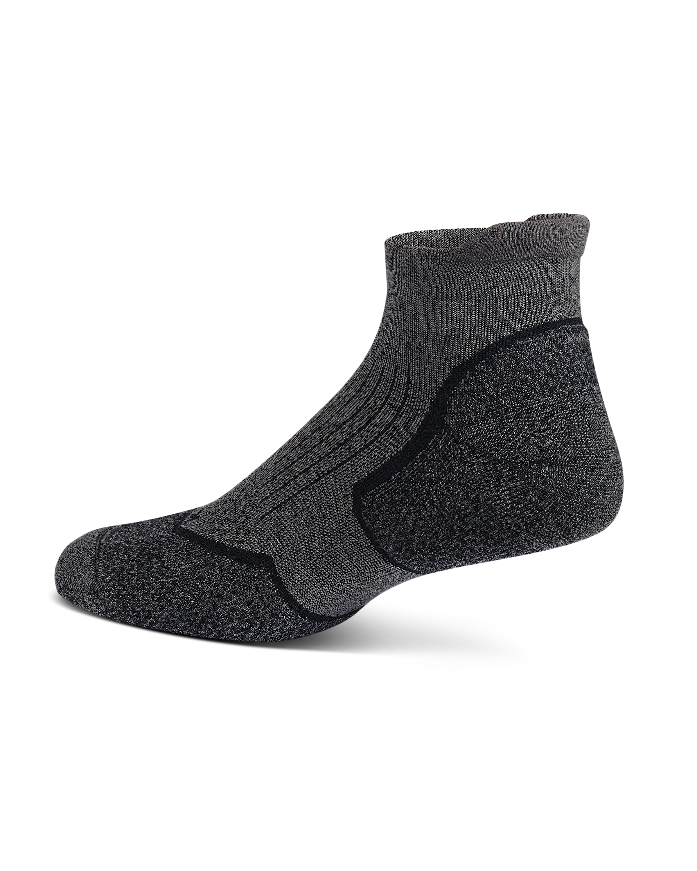 Alternative view of Merino 200N Lightweight Ankle Sock | Gunmetal