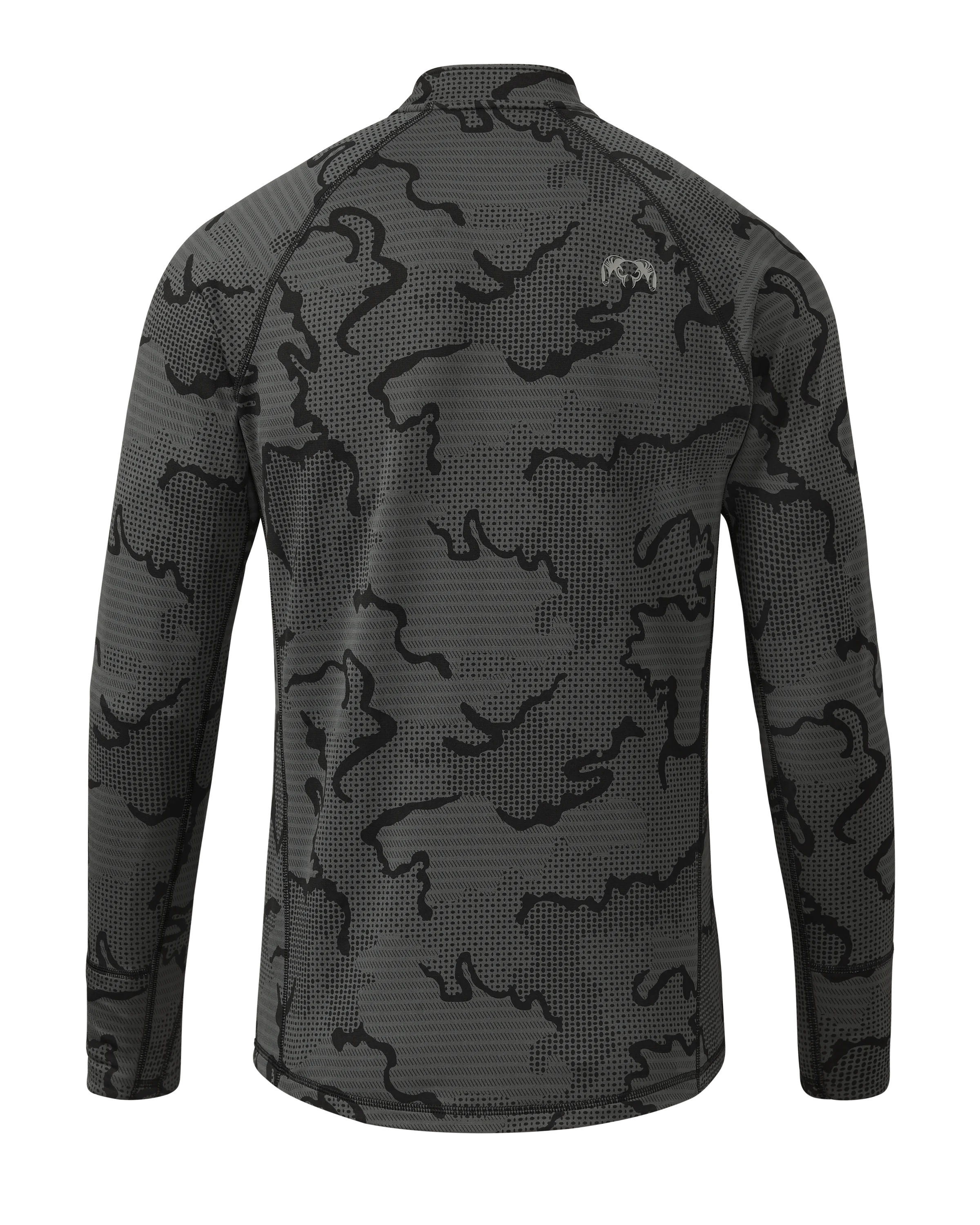 Alternative view of Ridgepoint Fleece Henley | Black Tonal