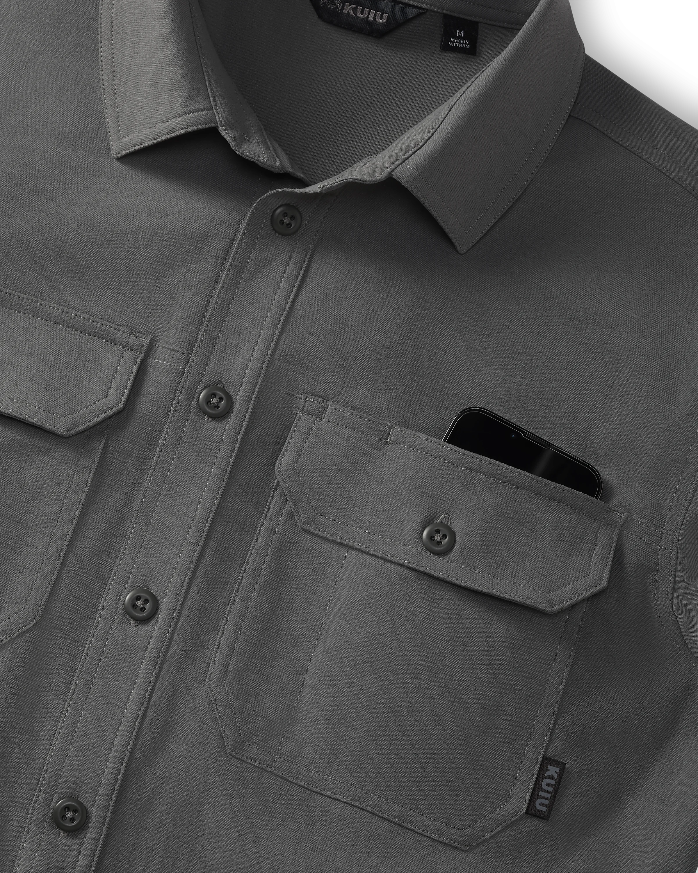 Motive SS Workgrade Shirt | Stone - Image 3