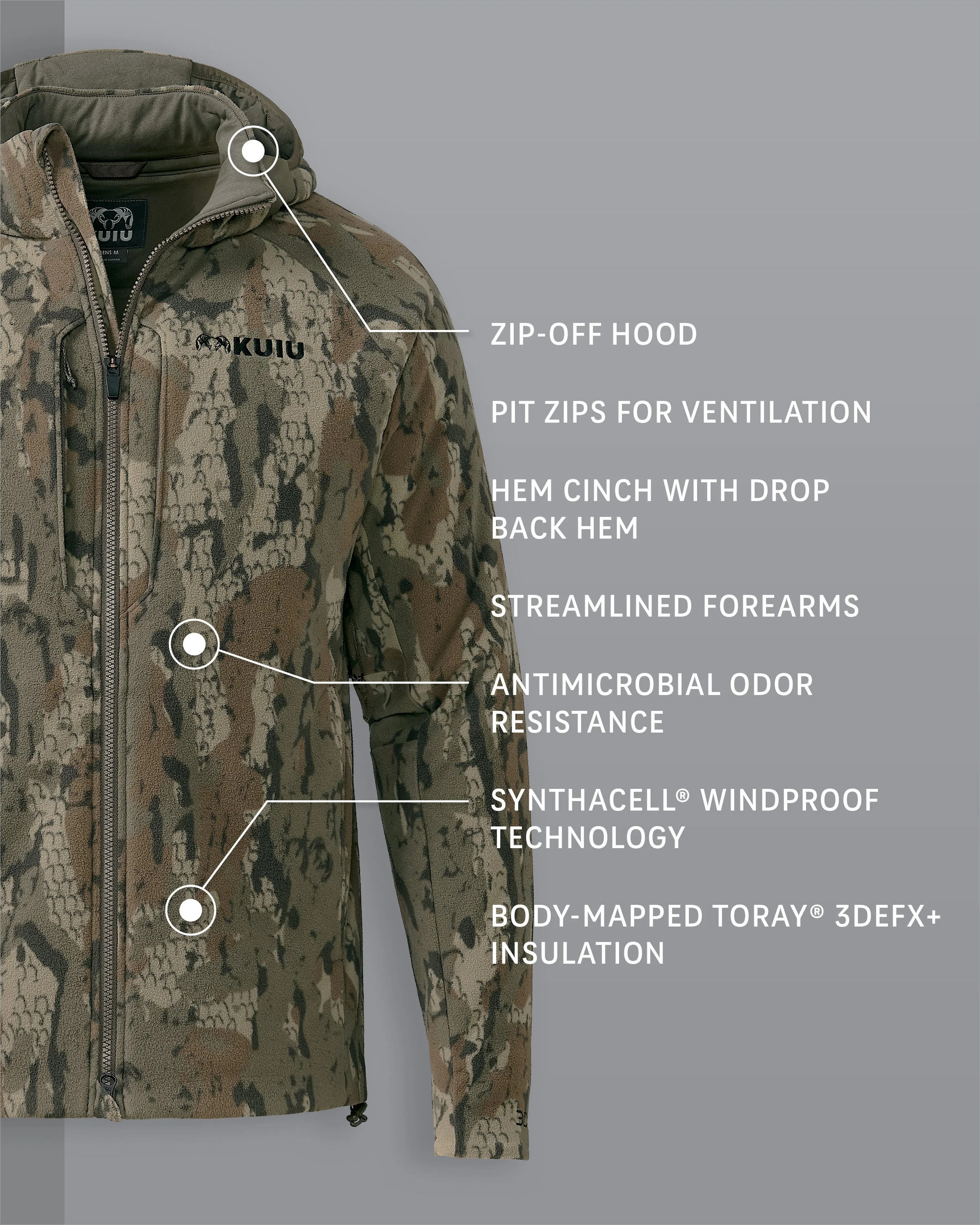 Alternative view of KUIU Proximity Hooded Insulated Jacket | Veros